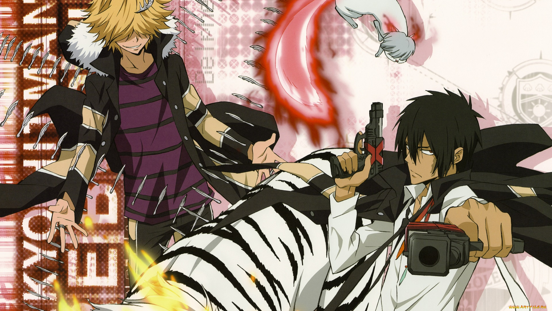 аниме, katekyo, hitman, reborn, парни