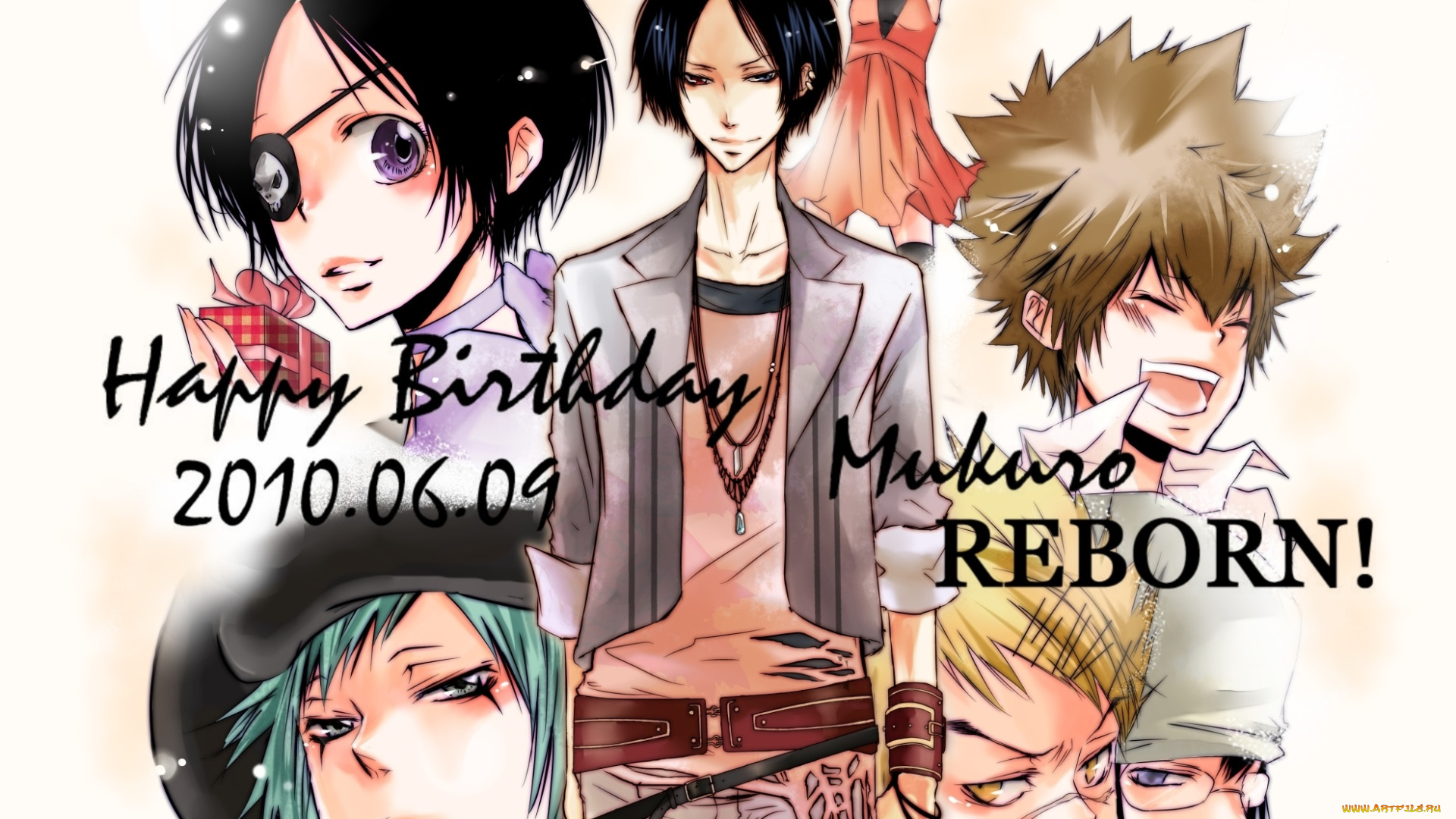 аниме, katekyo, hitman, reborn, парни