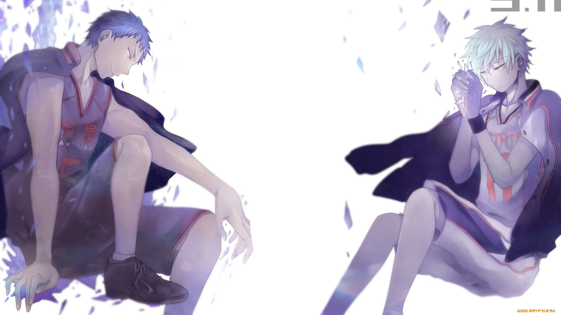 аниме, kuroko, no, baske, куроко, тецуя, аомине, дайки