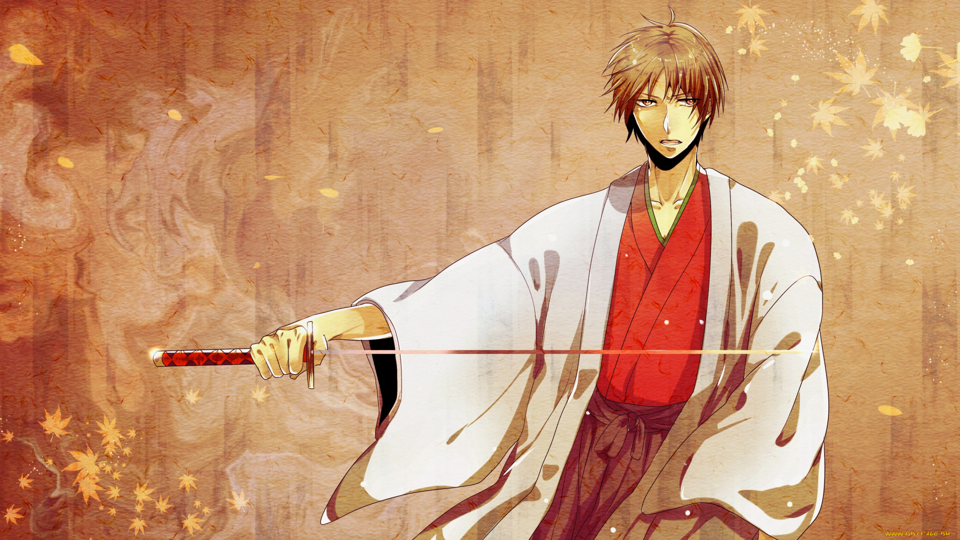 аниме, kuroko, no, baske, меч, парень