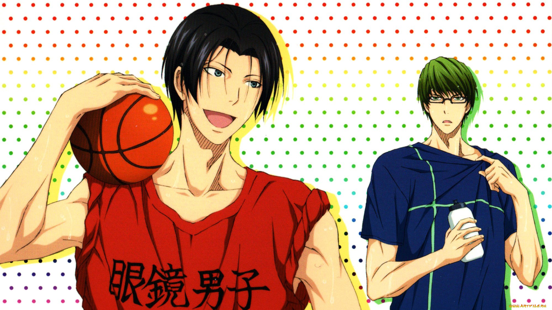 аниме, kuroko, no, baske, парни