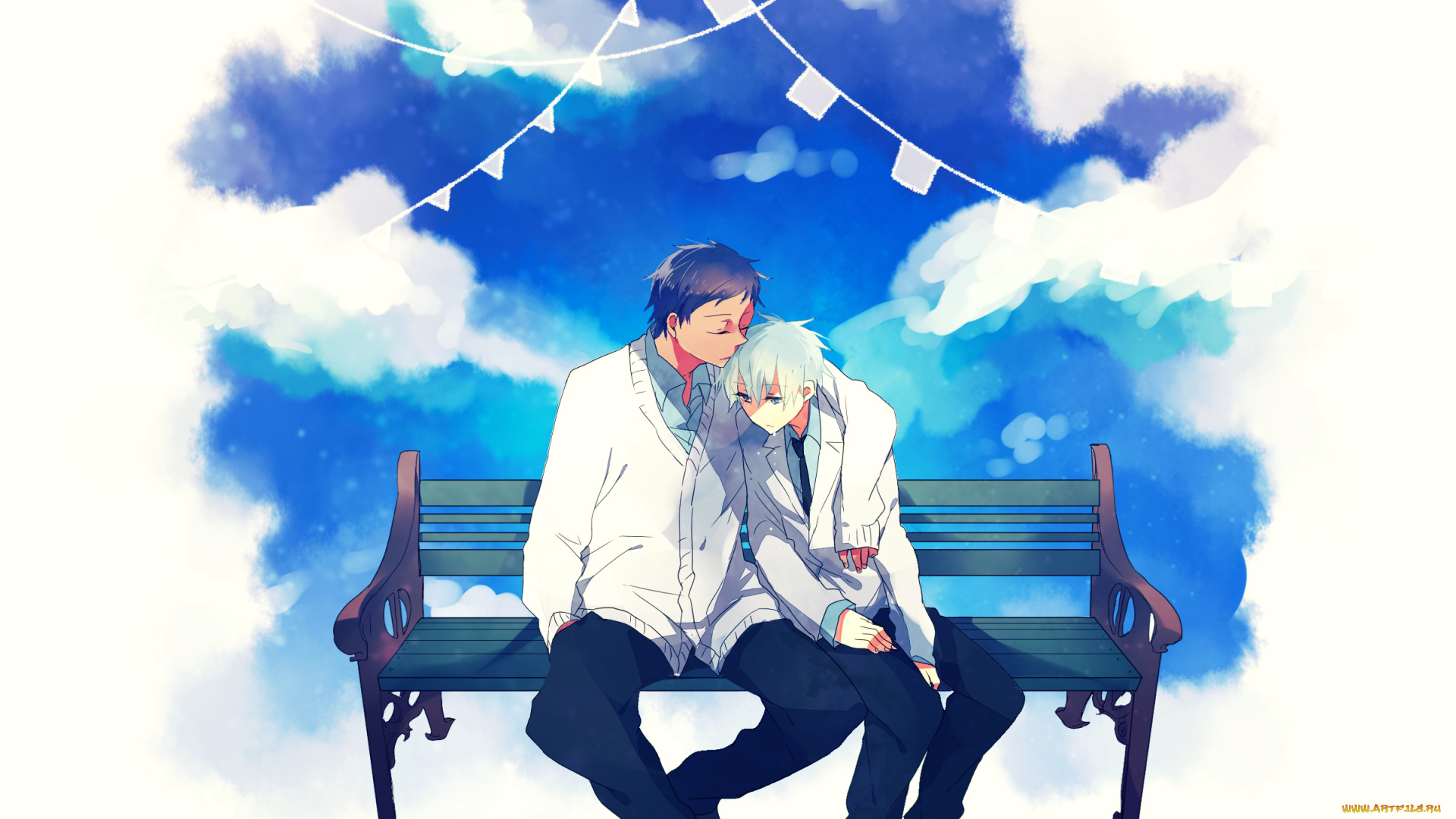 аниме, kuroko, no, baske, парни