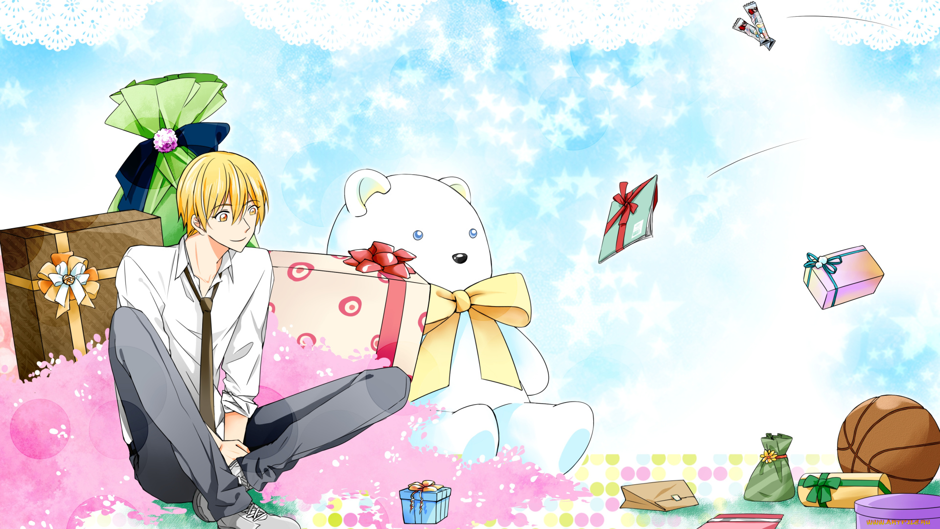 аниме, kuroko, no, baske, рёта, кисе