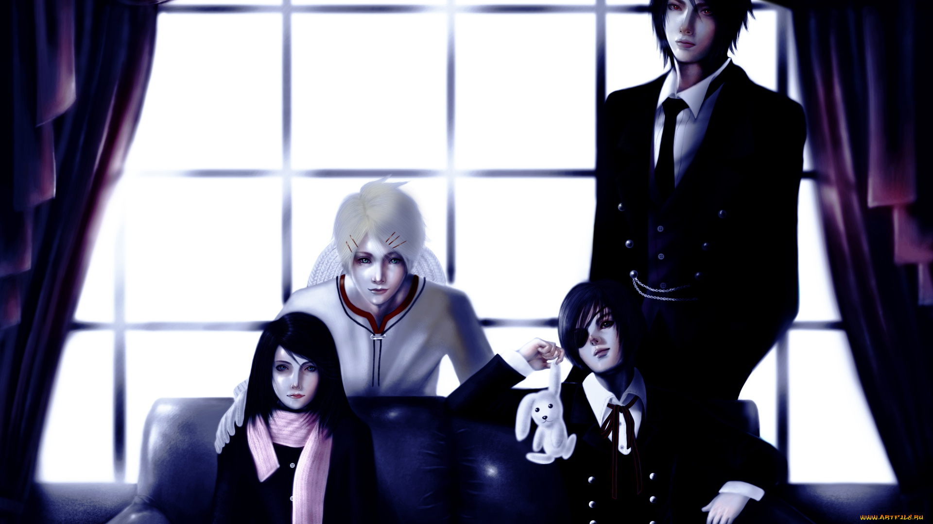 аниме, kuroshitsuji, тёмный, дворецкий