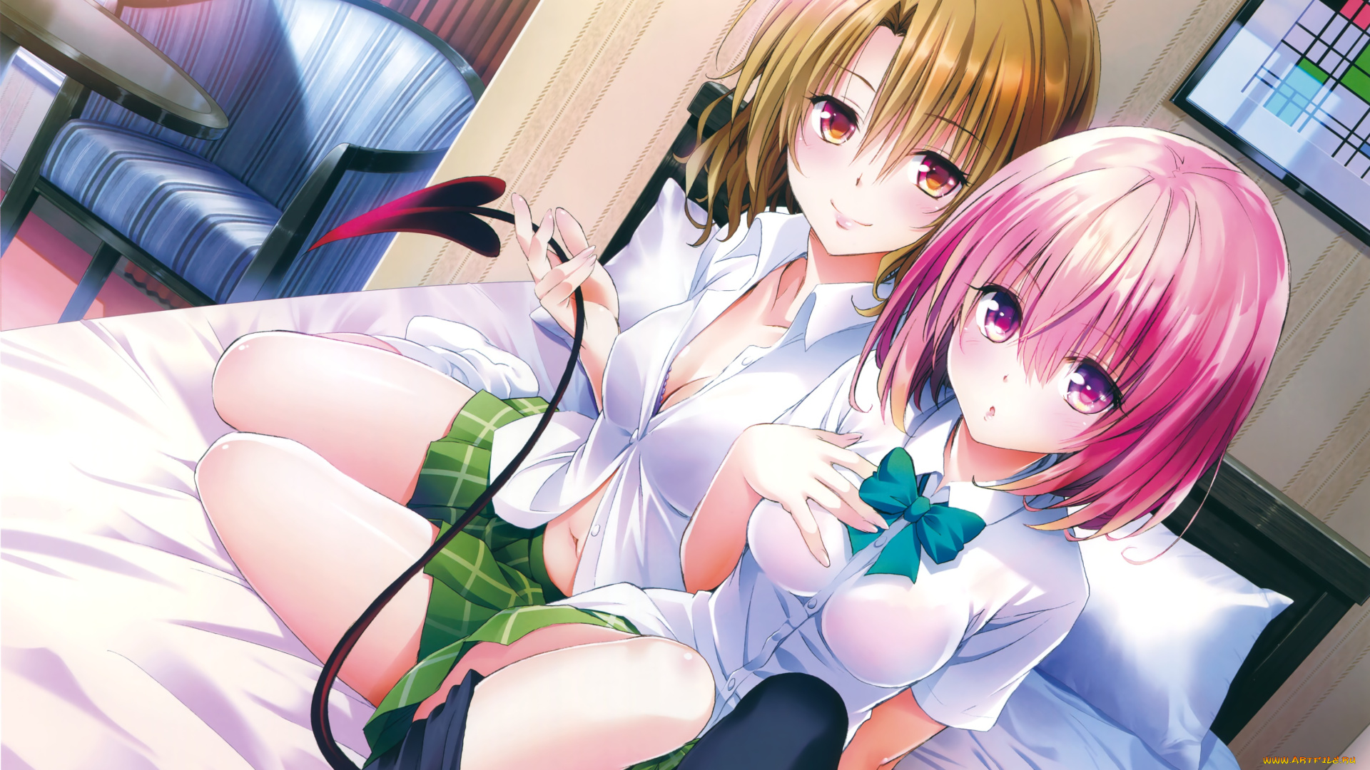аниме, to, love, ru, девушки
