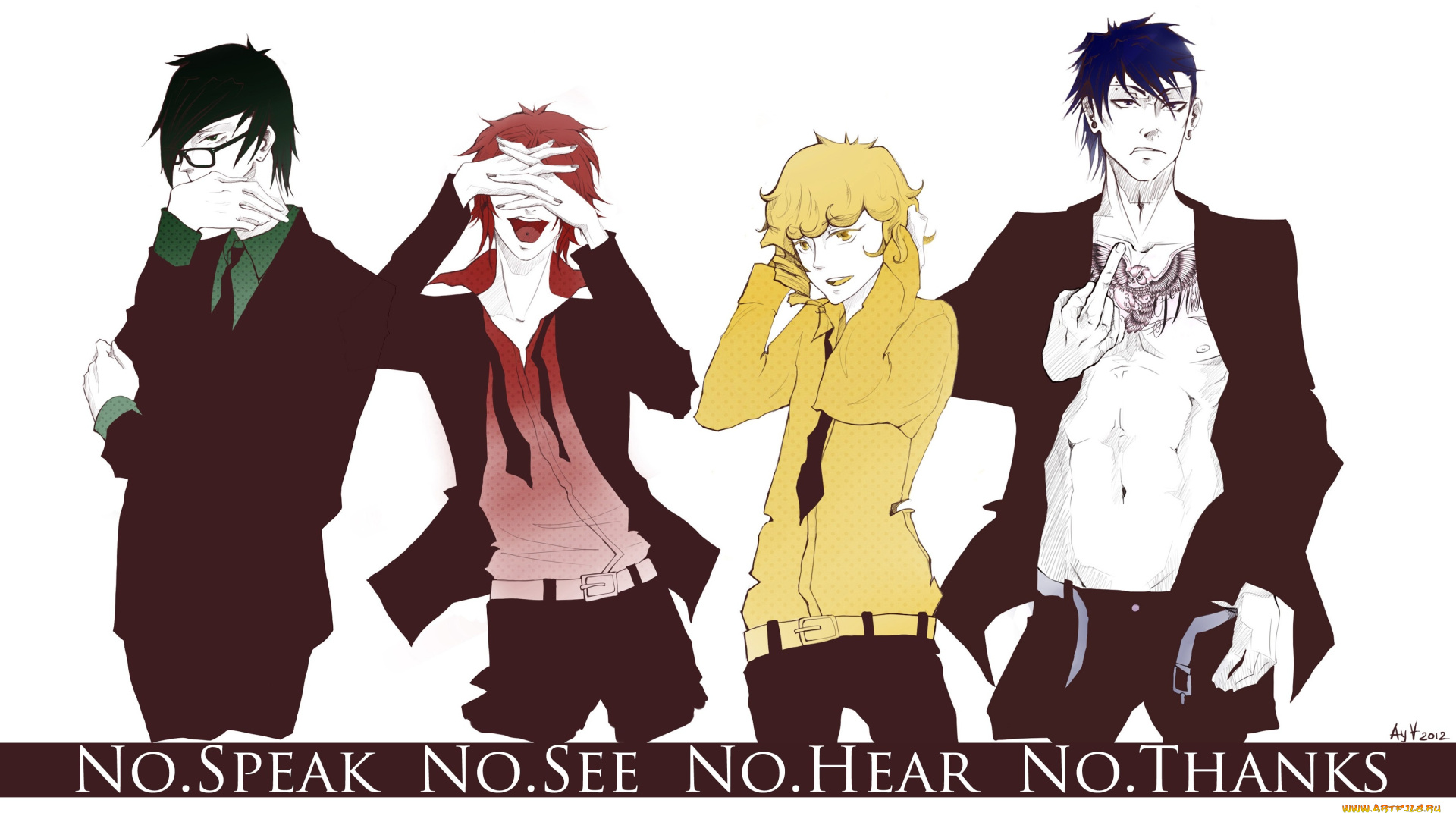 аниме, unknown, , другое, парни