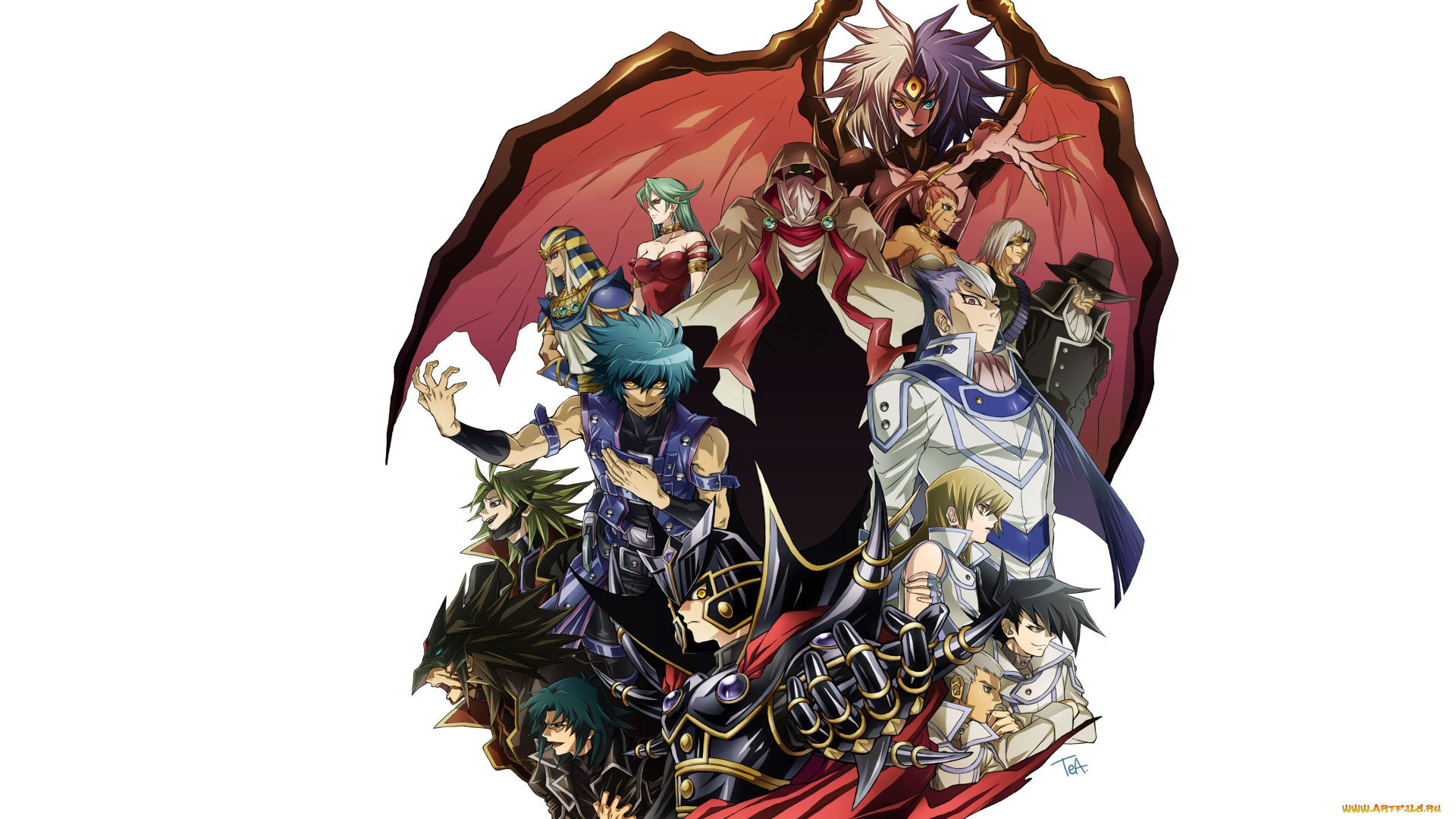 аниме, yu-gi-oh, персонажи