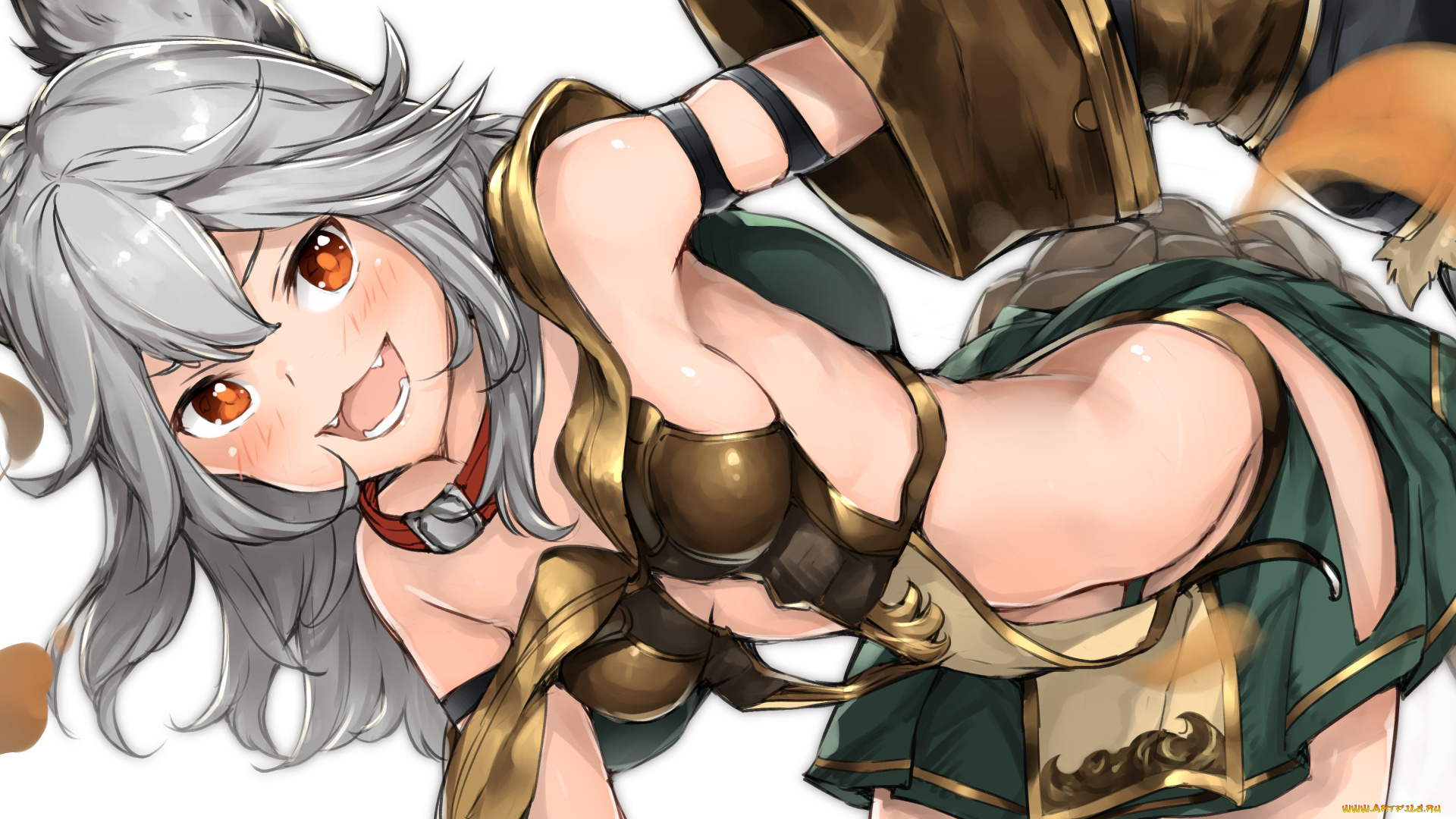 аниме, животные, , существа, девушка