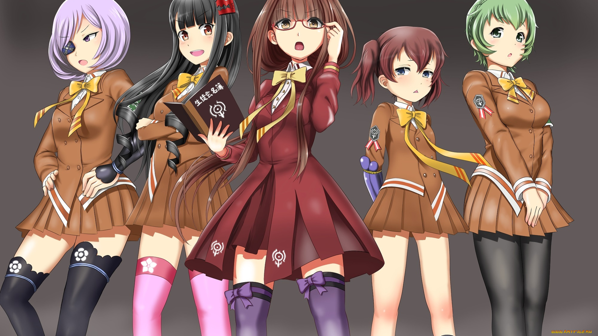 arpeggio, of, blue, steel, аниме, aoki, hagane, no, arpeggio, фон, взгляд, девушки