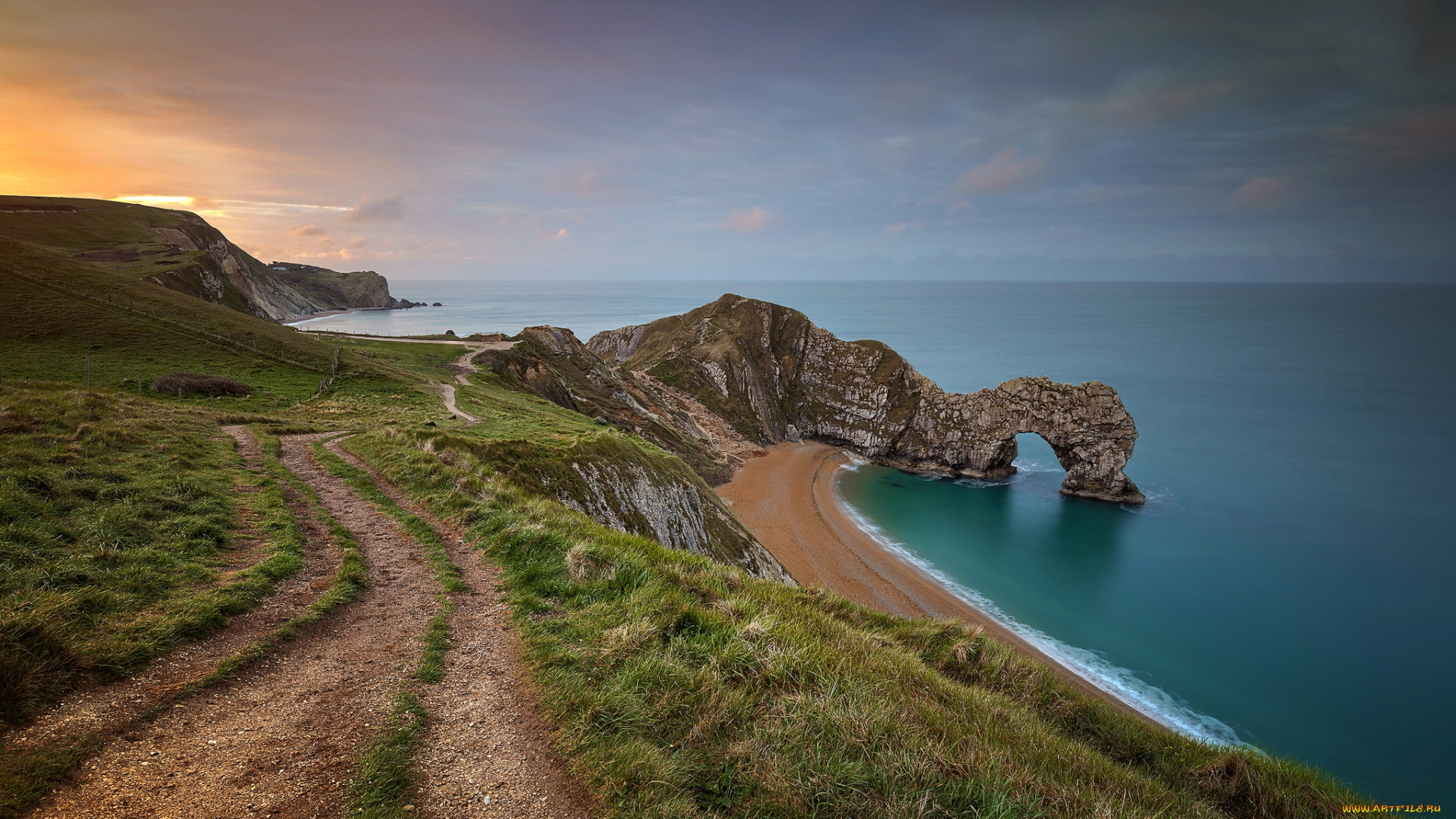 природа, побережье, море, берег