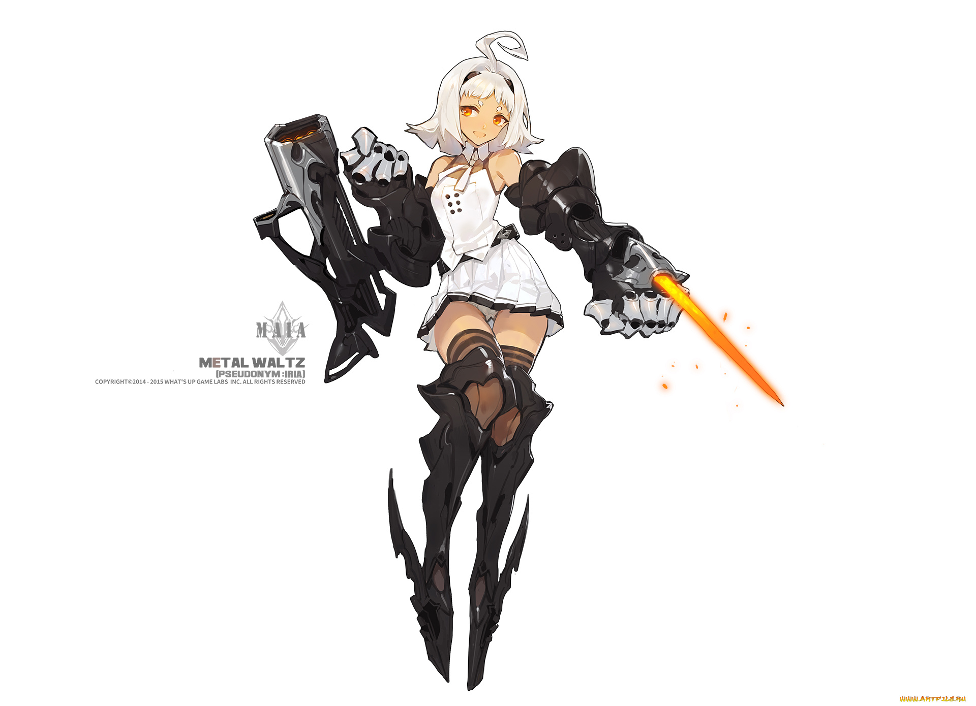 аниме, оружие, , техника, , технологии, девушка