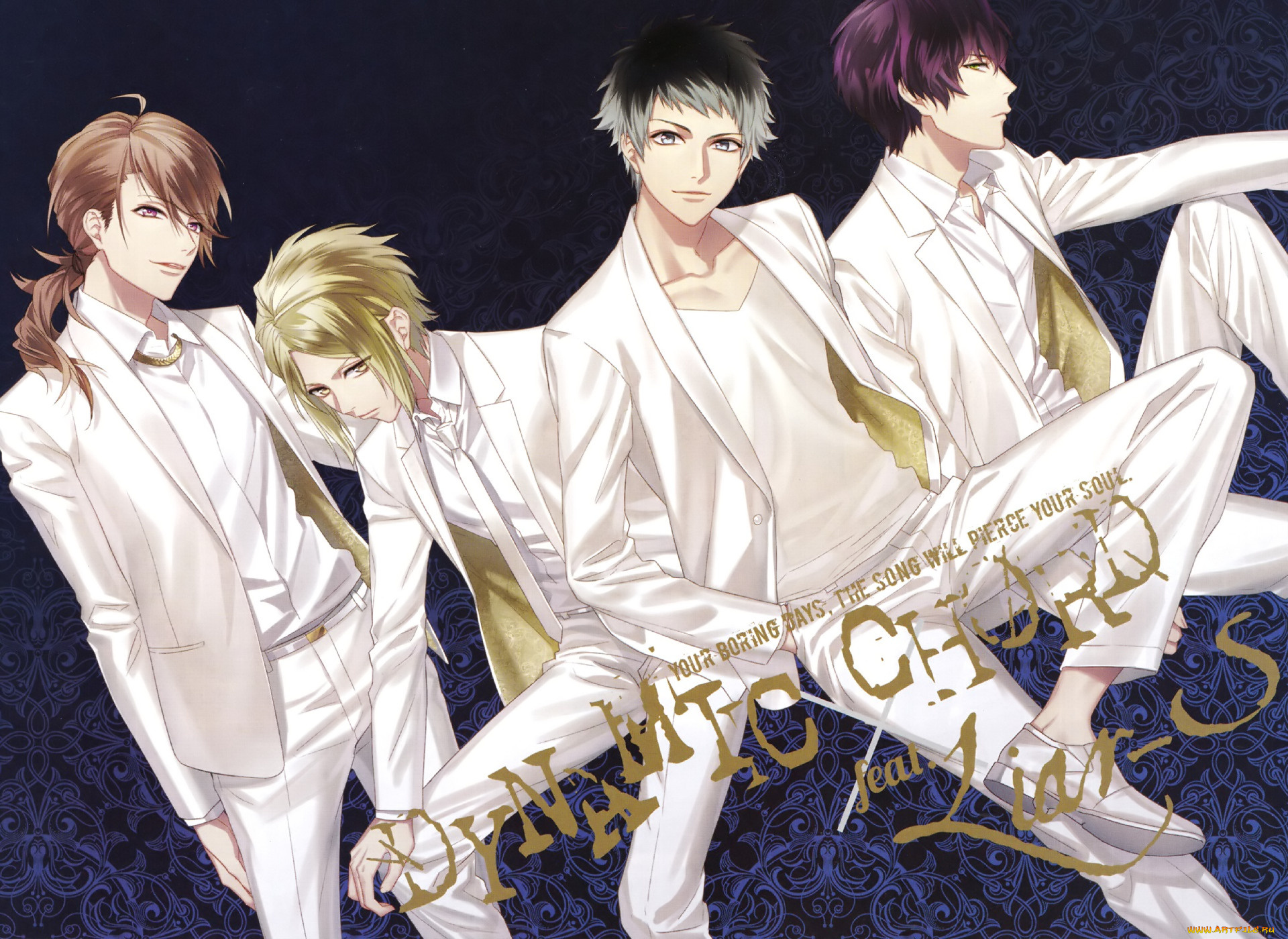 аниме, dynamic, chord, группа, парни, певцы