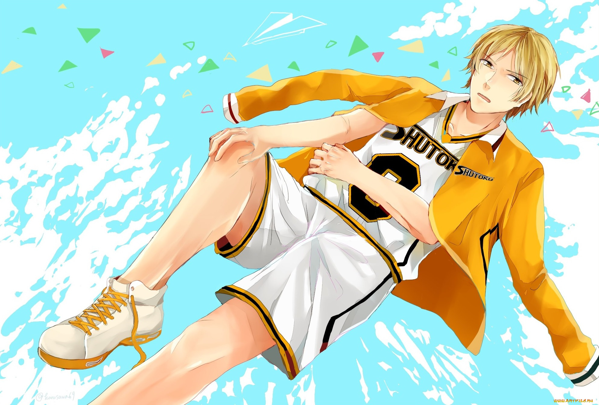 аниме, kuroko, no, baske, парень