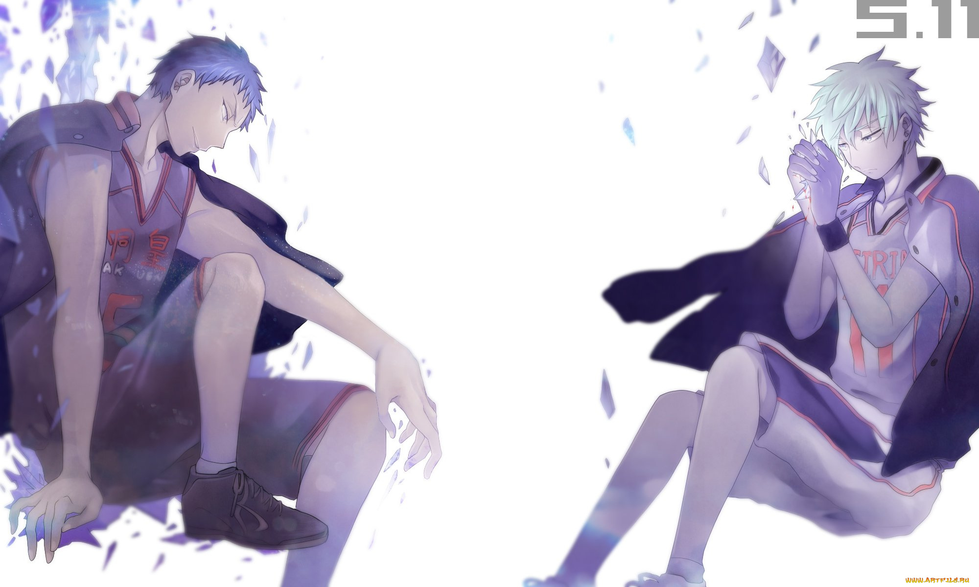 аниме, kuroko, no, baske, куроко, тецуя, аомине, дайки