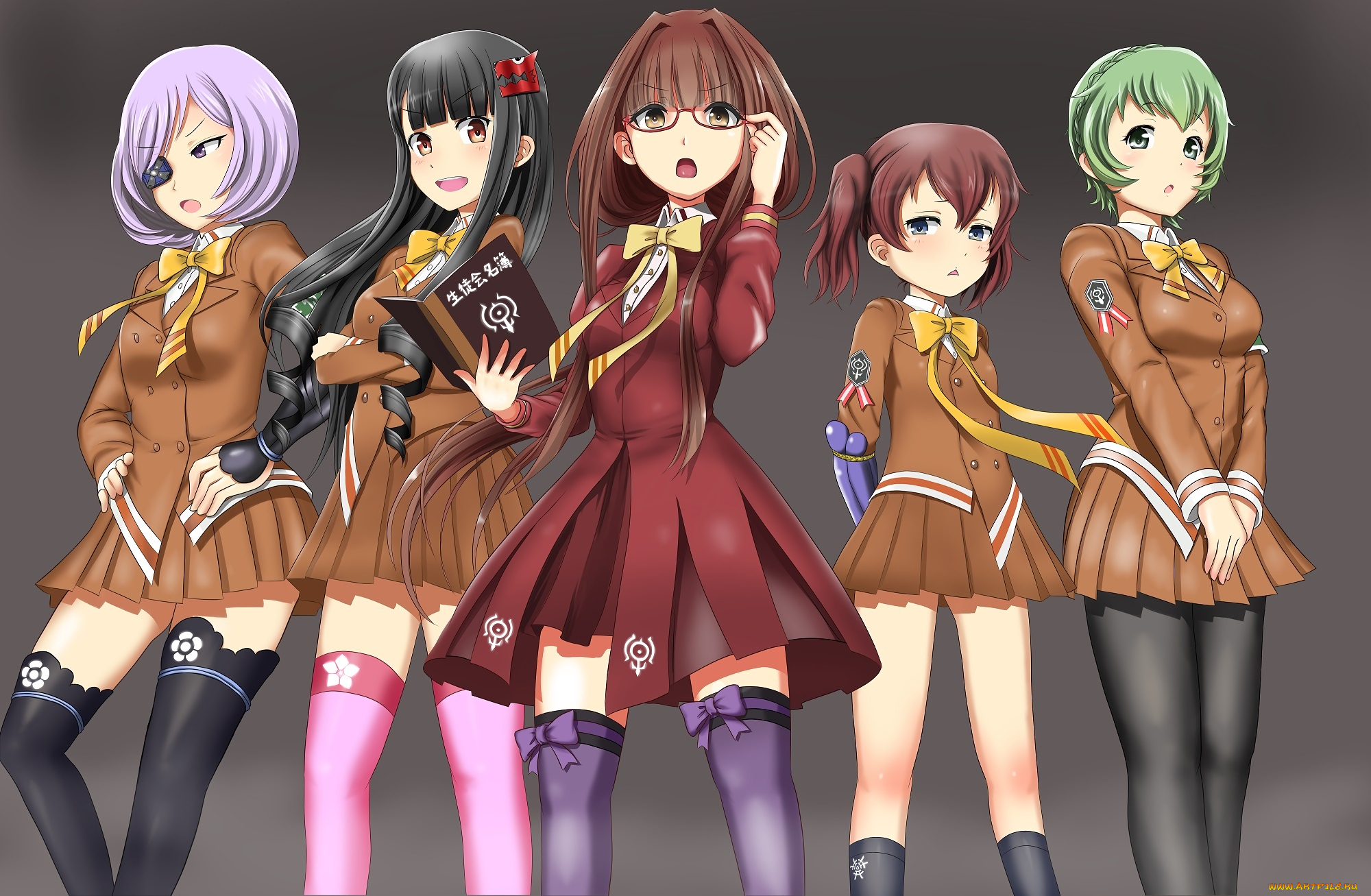 arpeggio, of, blue, steel, аниме, aoki, hagane, no, arpeggio, фон, взгляд, девушки