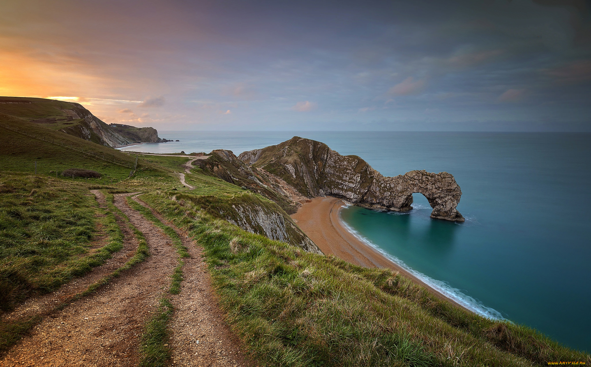 природа, побережье, море, берег