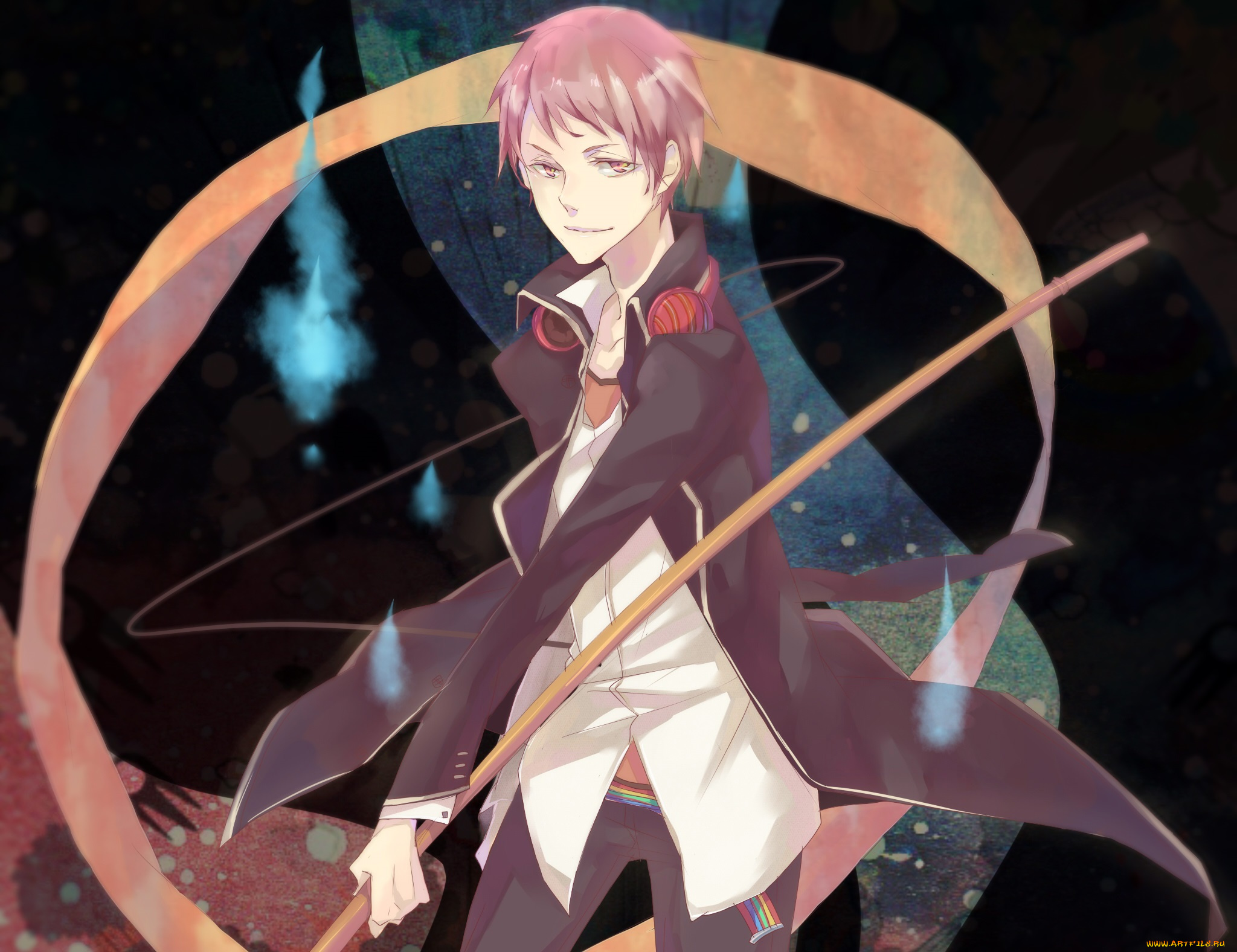 аниме, ao, no, exorcist, парень