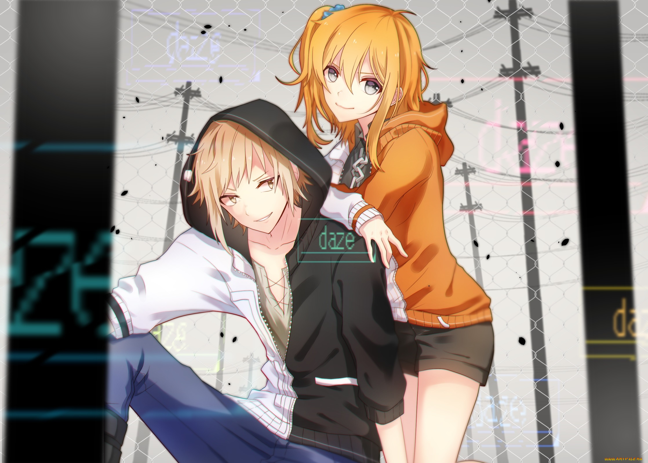 аниме, kagerou, project, kano, shyuuya, kisaragi, momo