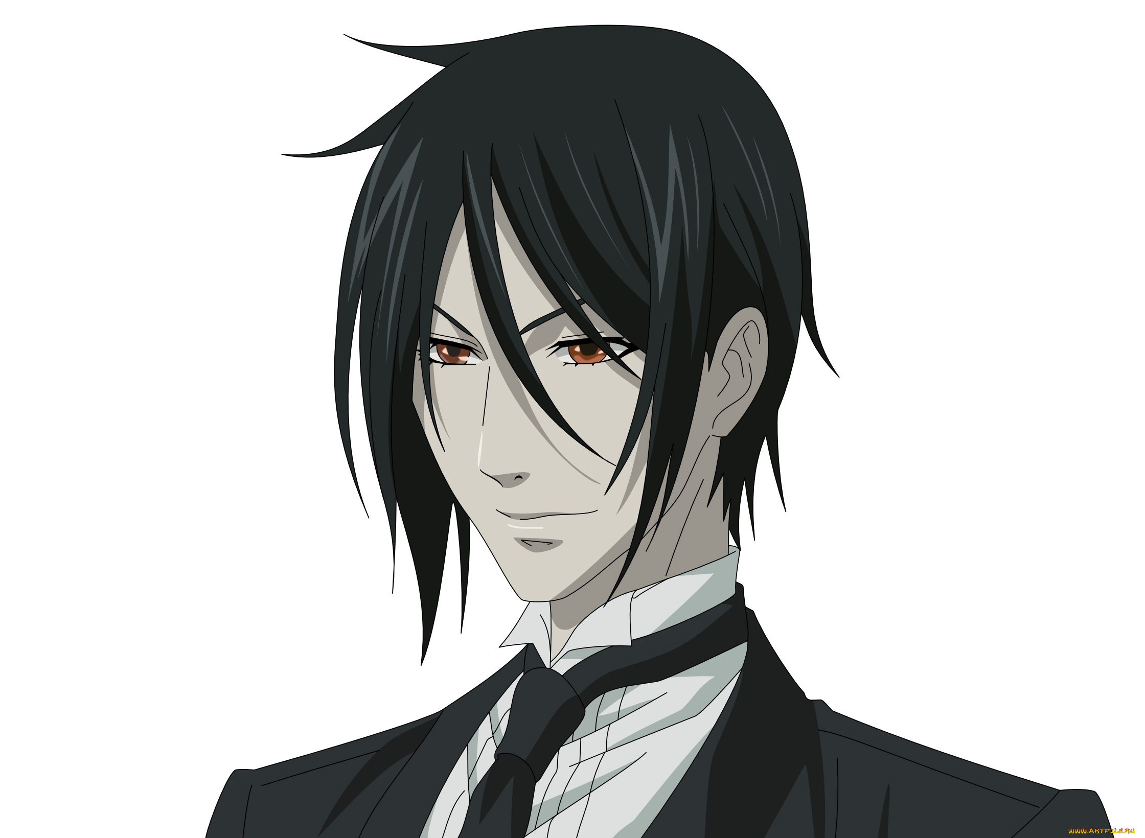 аниме, kuroshitsuji, себастьян