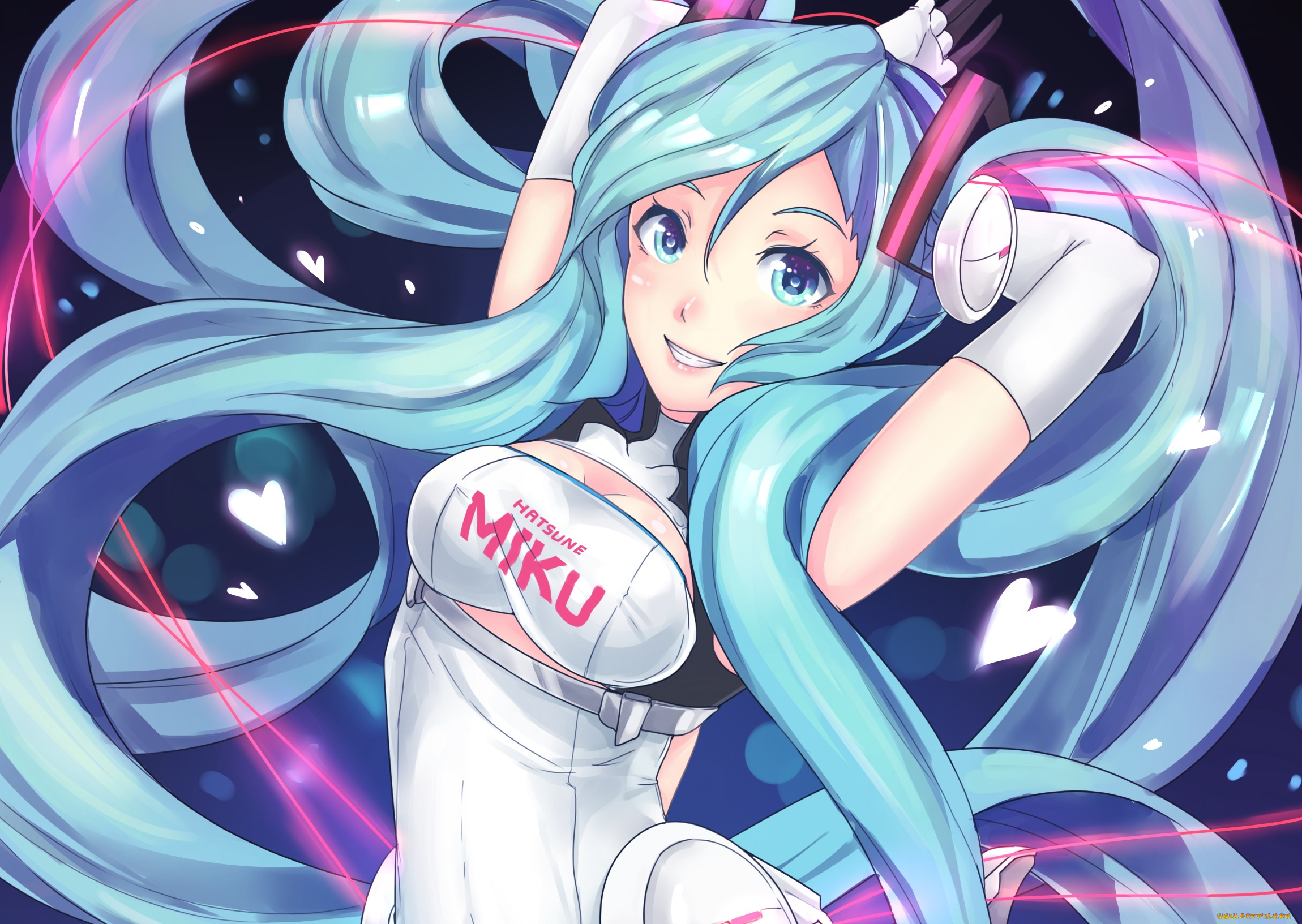 аниме, vocaloid, hatsune, miku