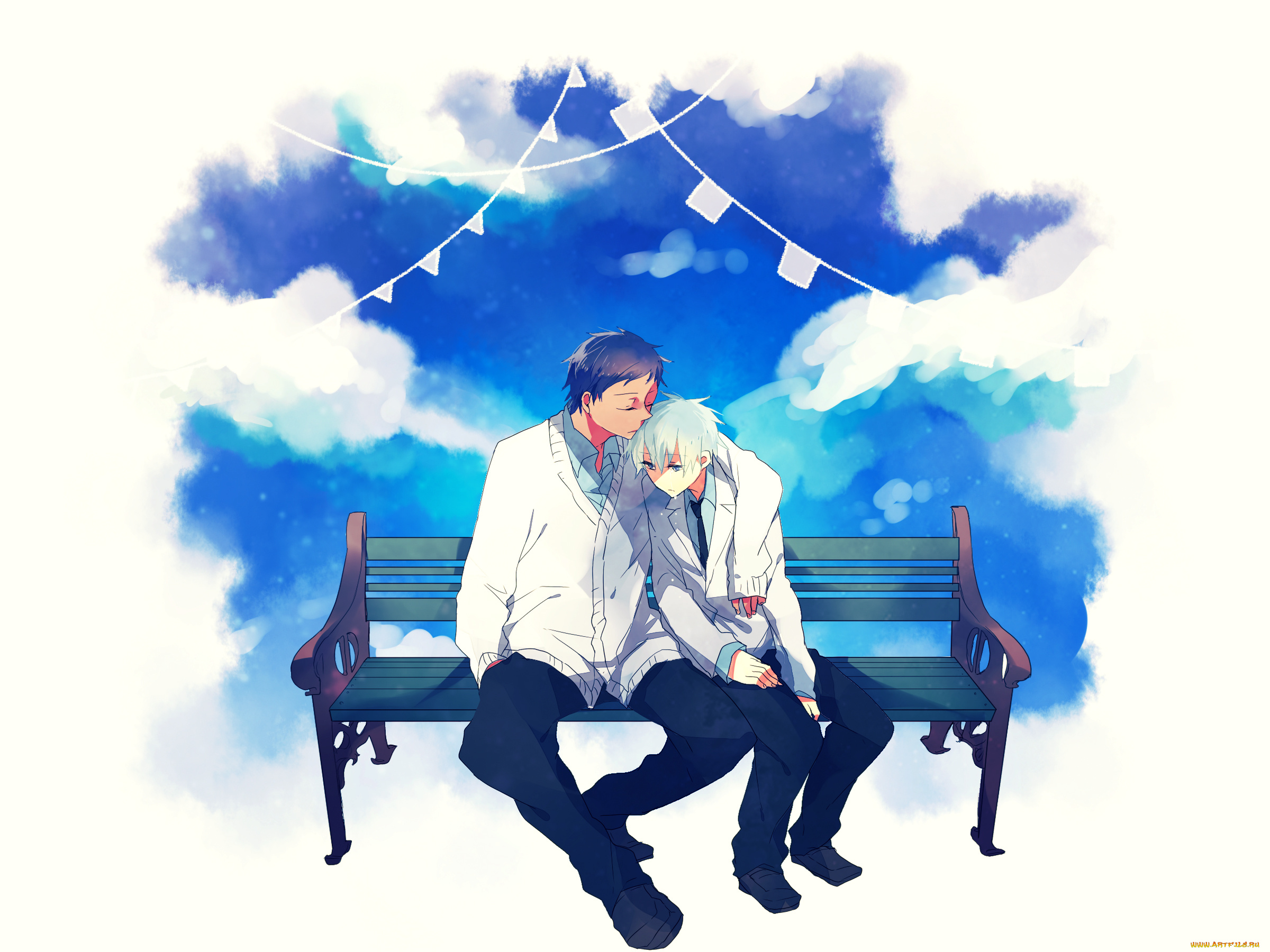 аниме, kuroko, no, baske, парни