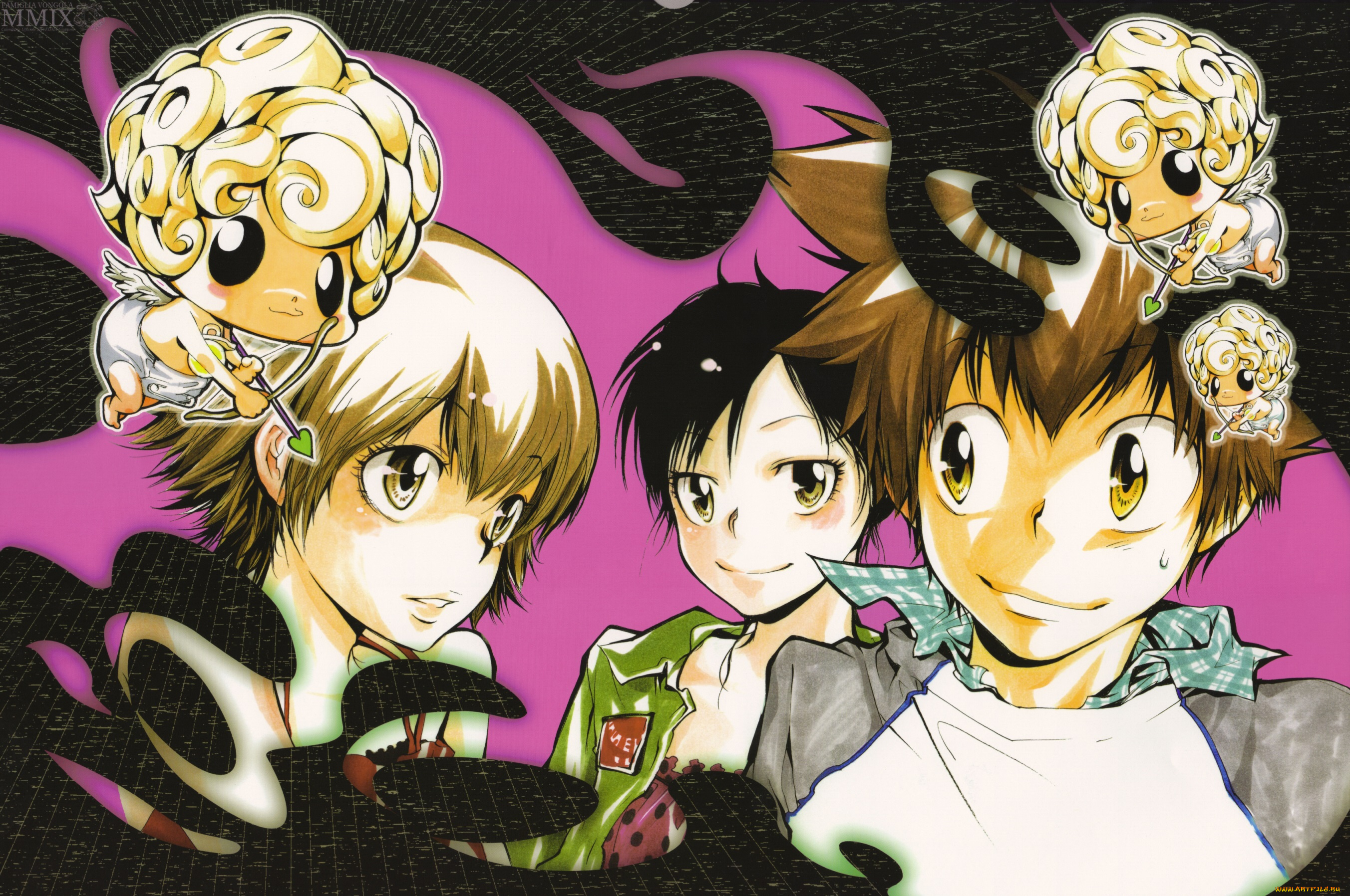 аниме, katekyo, hitman, reborn, персонажи