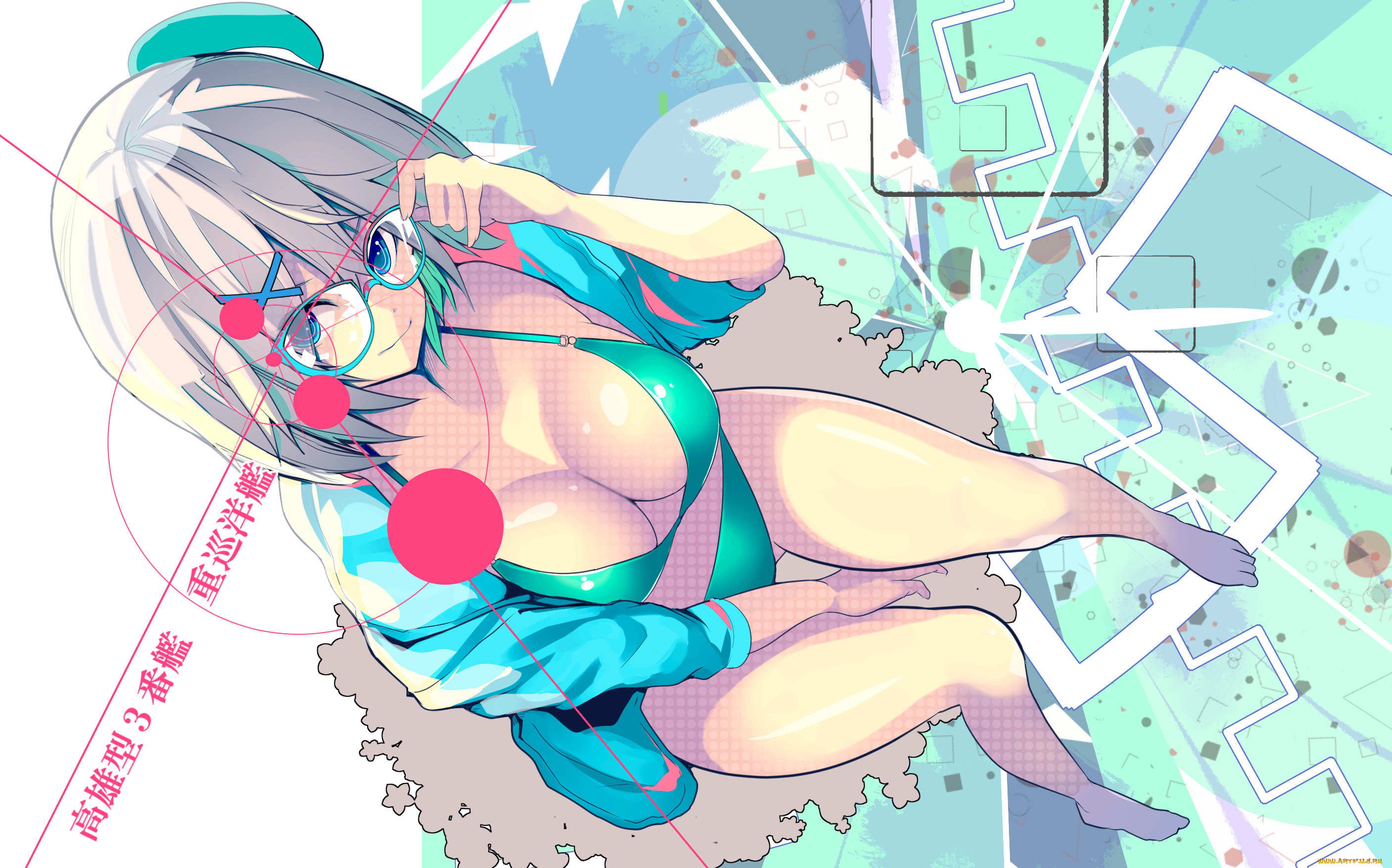 аниме, kantai, collection, девушка