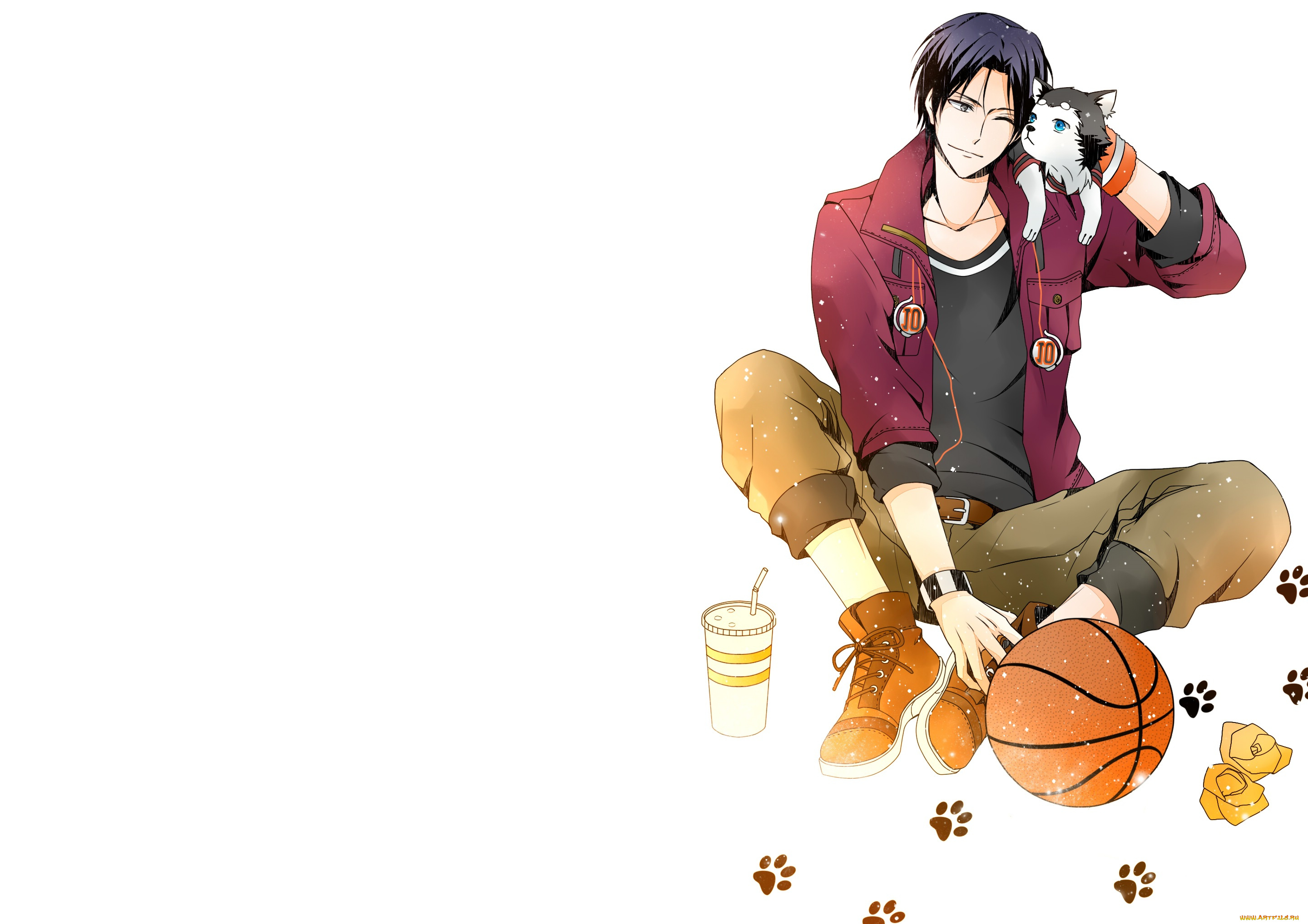 аниме, kuroko, no, baske, такао, казунари