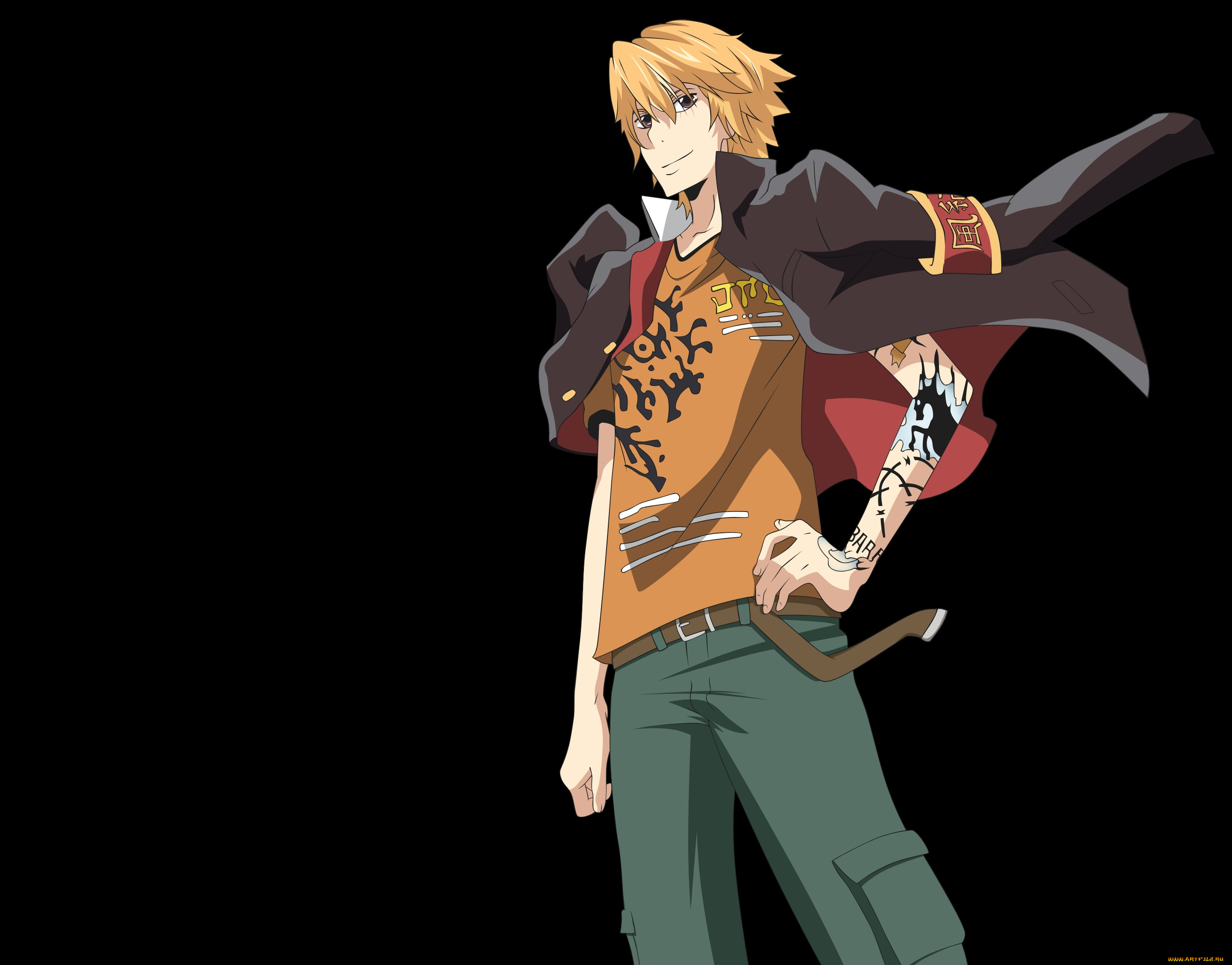 аниме, katekyo, hitman, reborn, парень