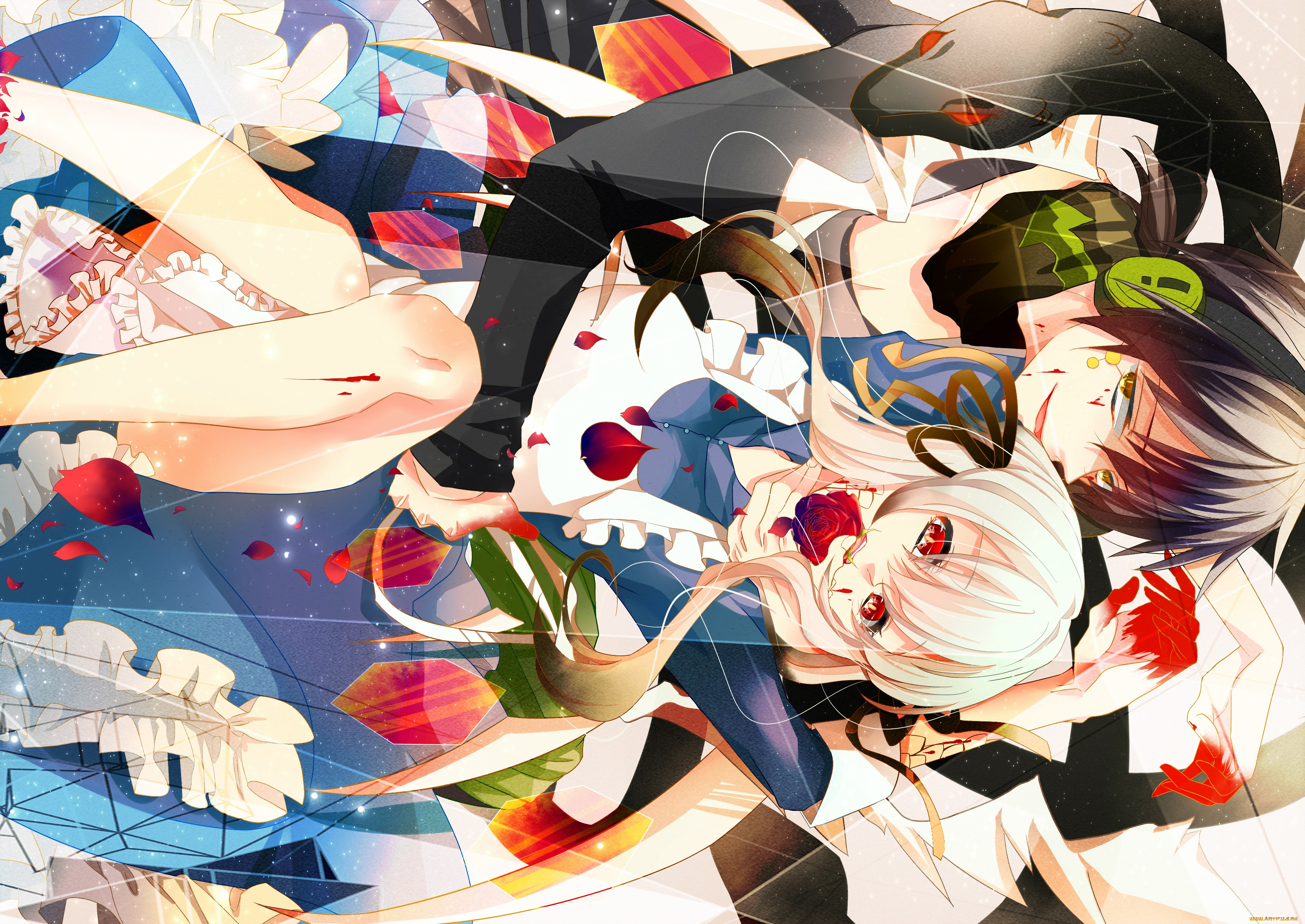 аниме, kagerou, project, девушка, парень