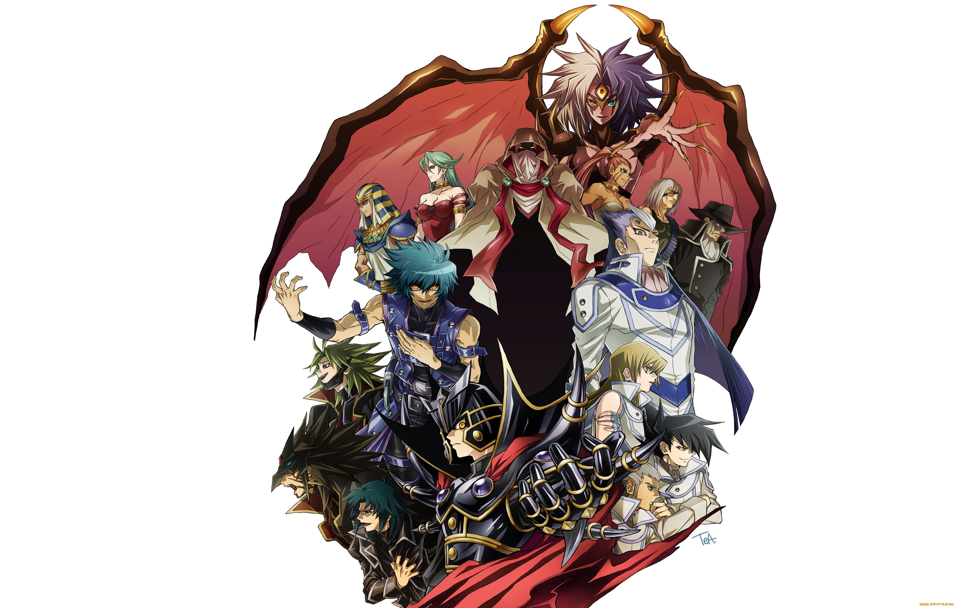 аниме, yu-gi-oh, персонажи