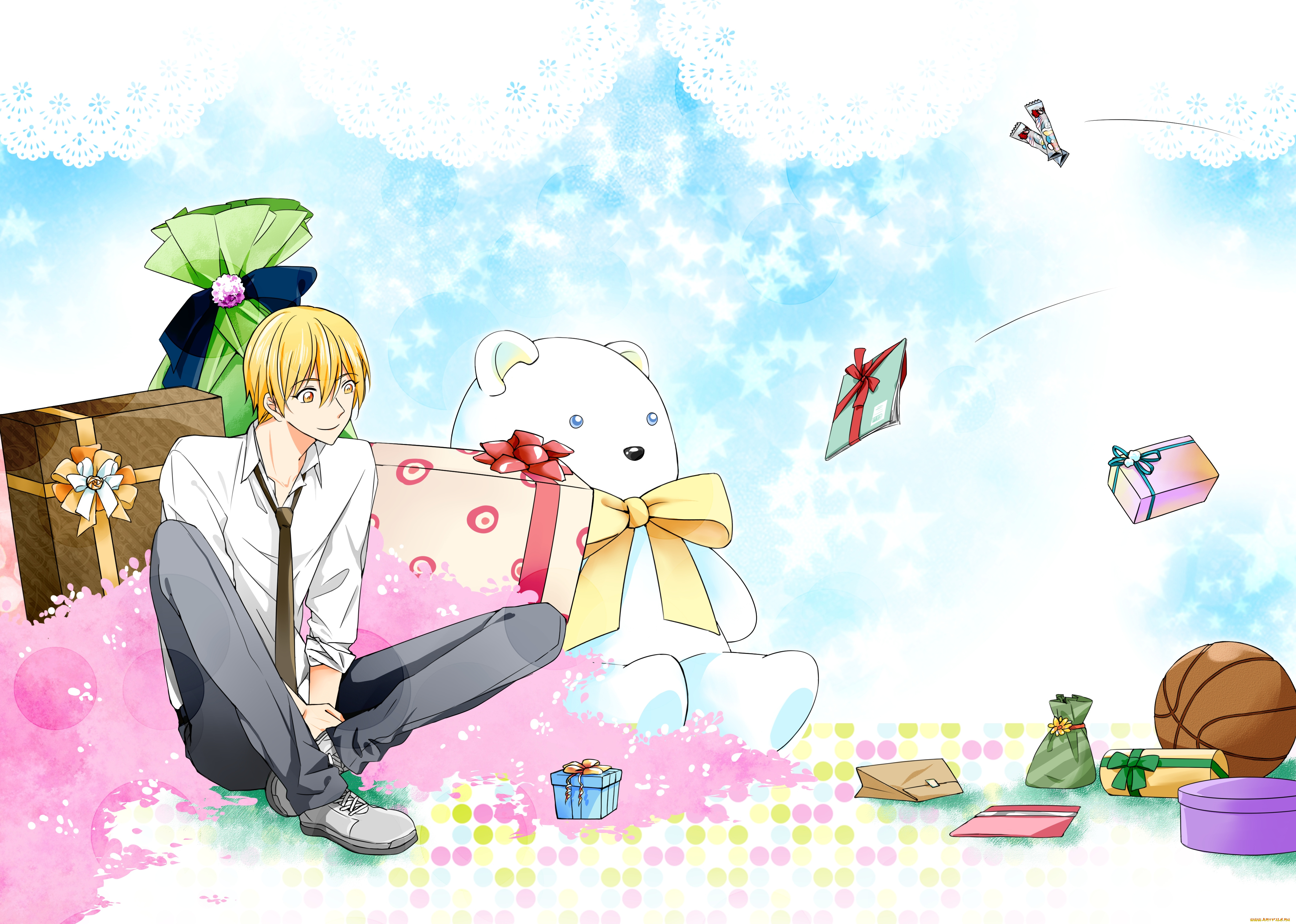 аниме, kuroko, no, baske, рёта, кисе