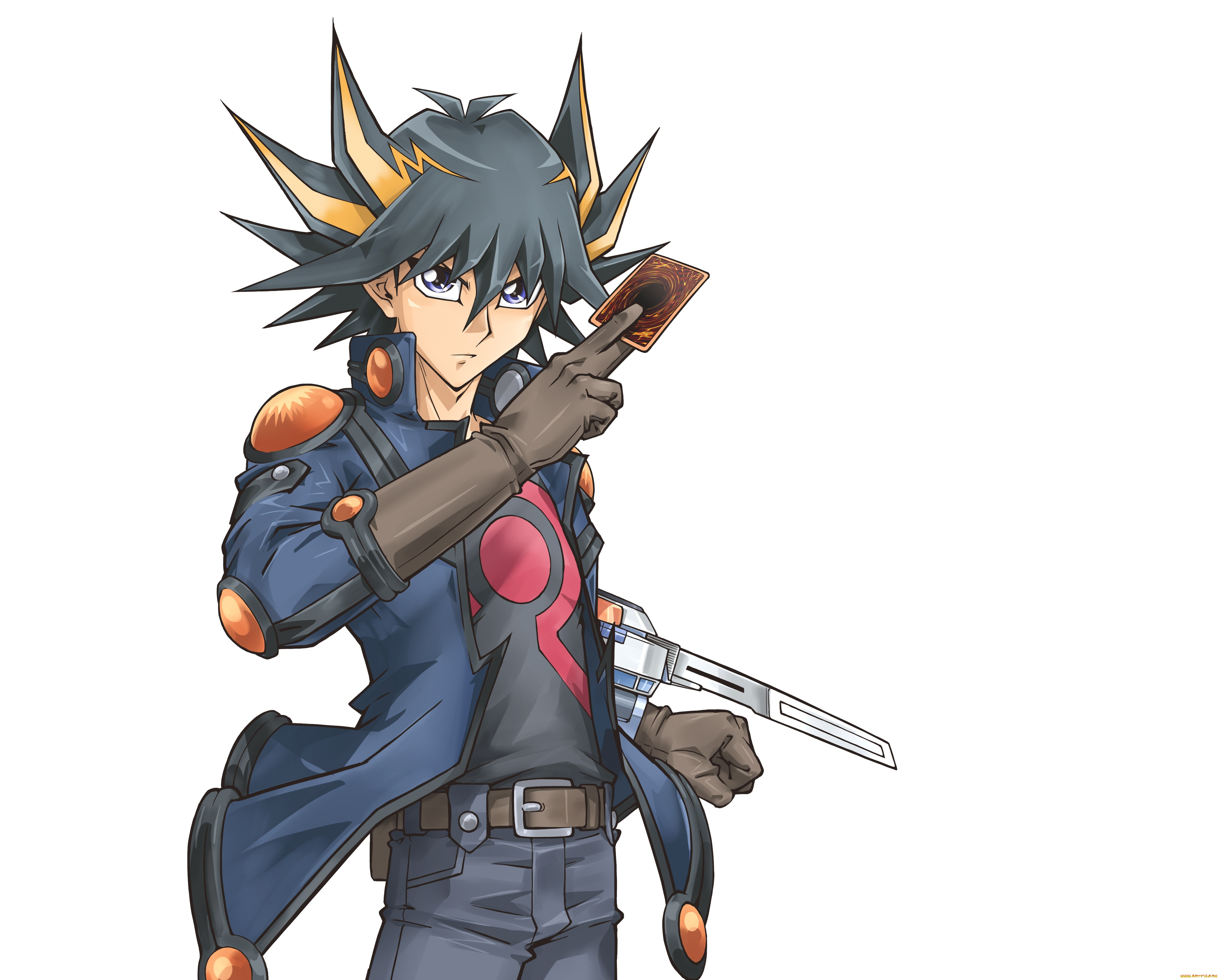 аниме, yu-gi-oh, парень