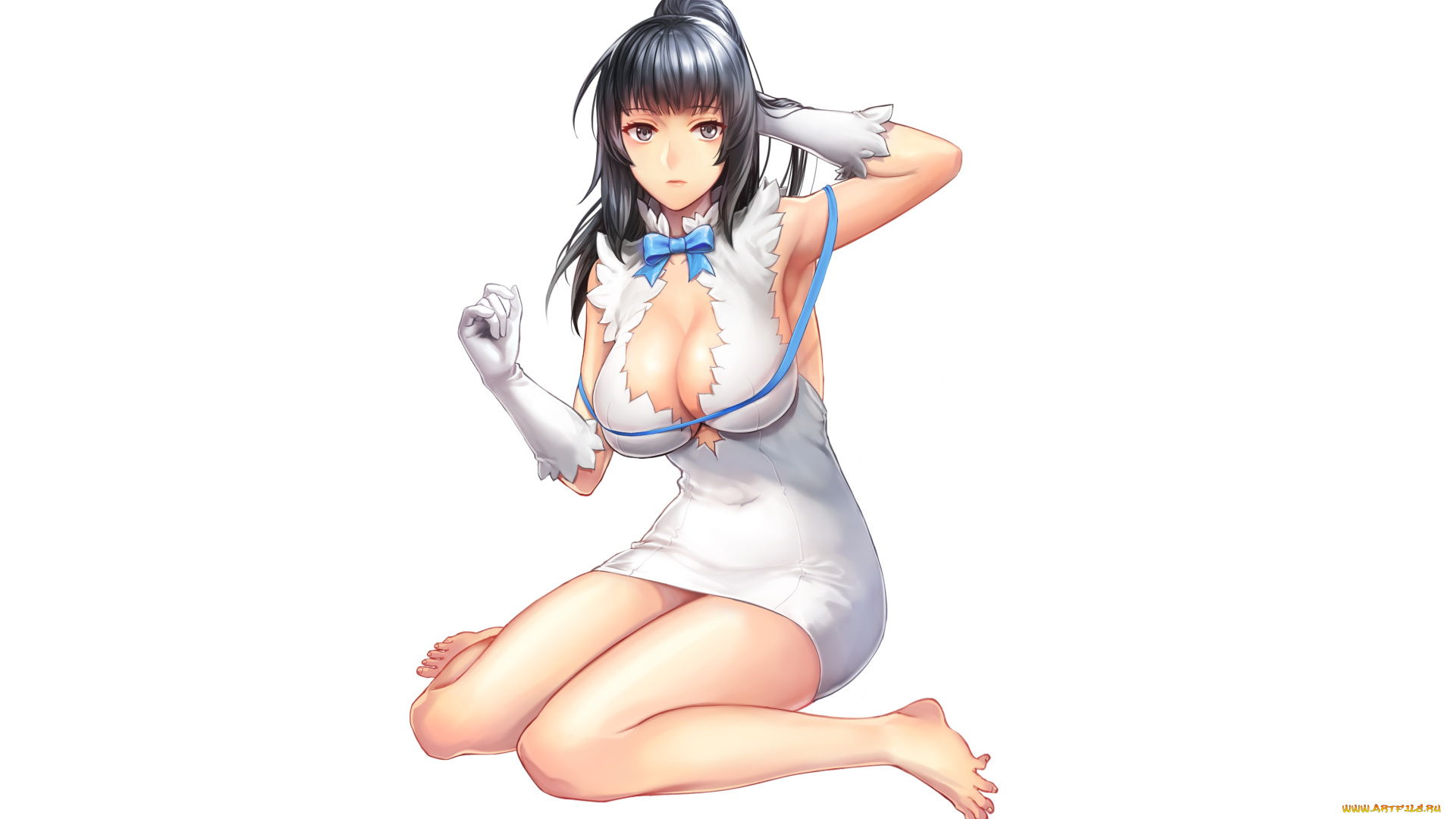 аниме, danmachi, девушка