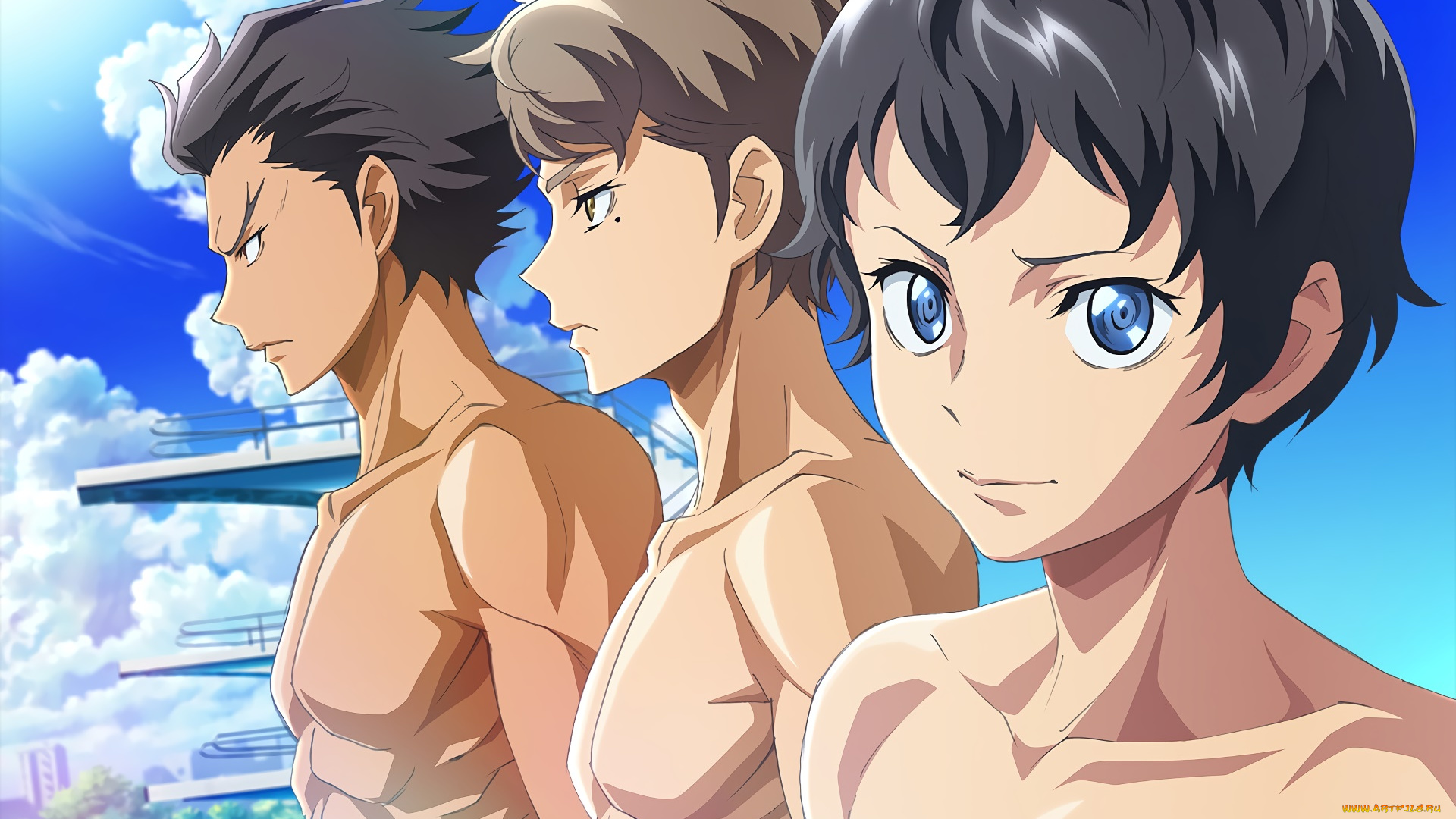 аниме, dive, персонаж