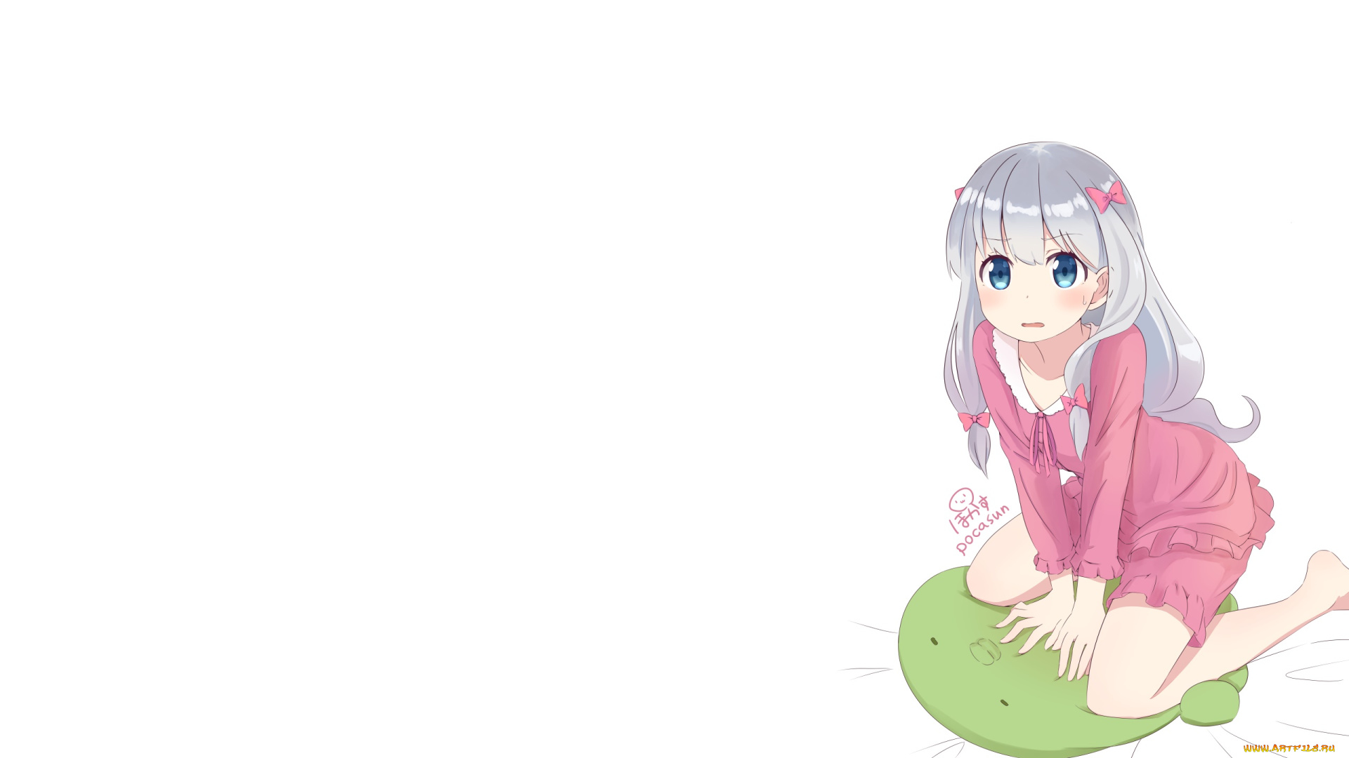аниме, eromanga-sensei, фон, взгляд, девушка