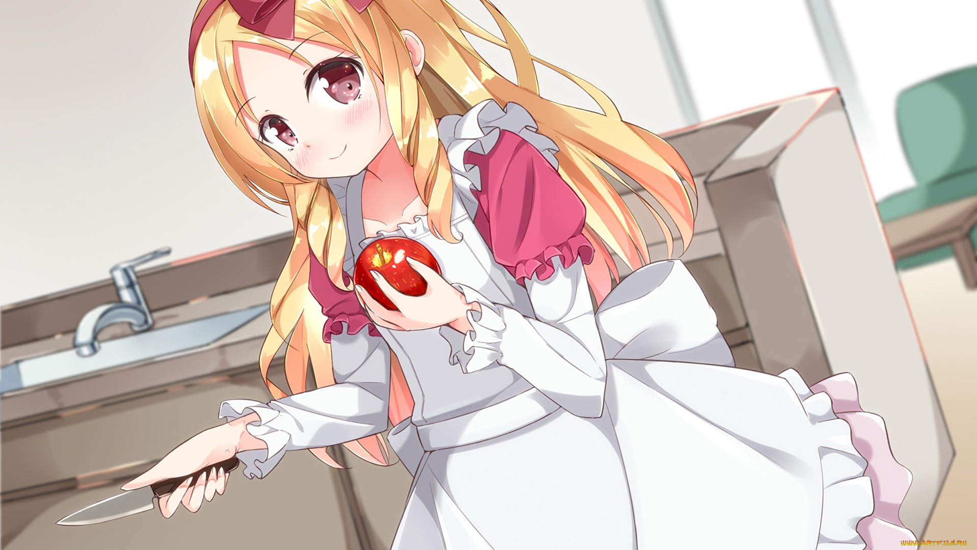 аниме, eromanga-sensei, взгляд, девушка, фон