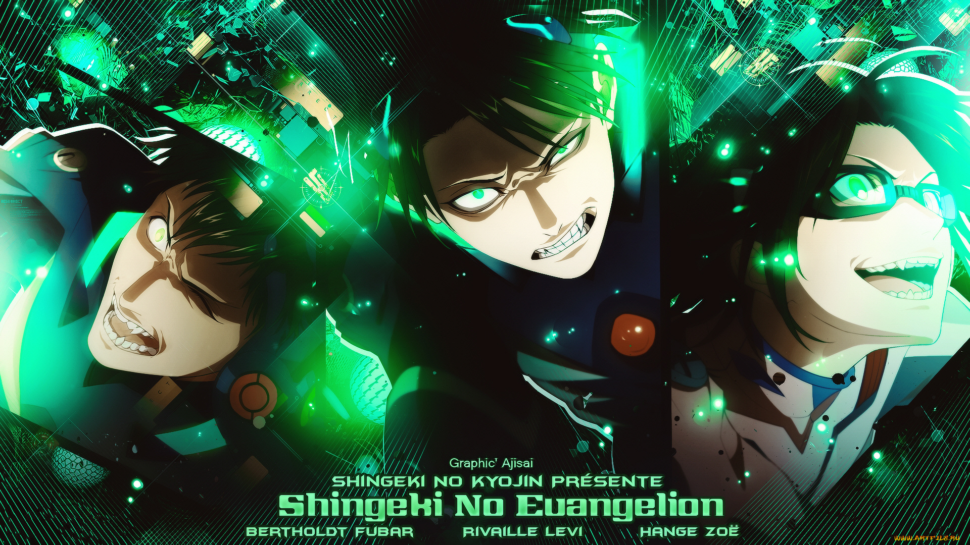 аниме, shingeki, no, kyojin, атака, титанов