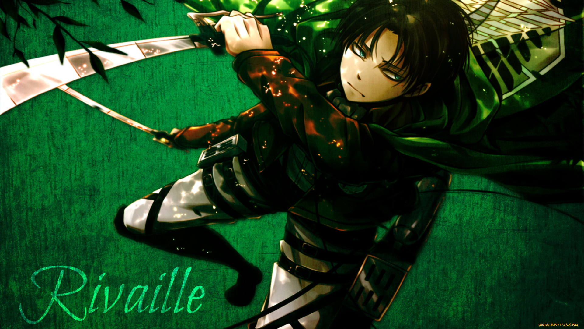 аниме, shingeki, no, kyojin, атака, титанов