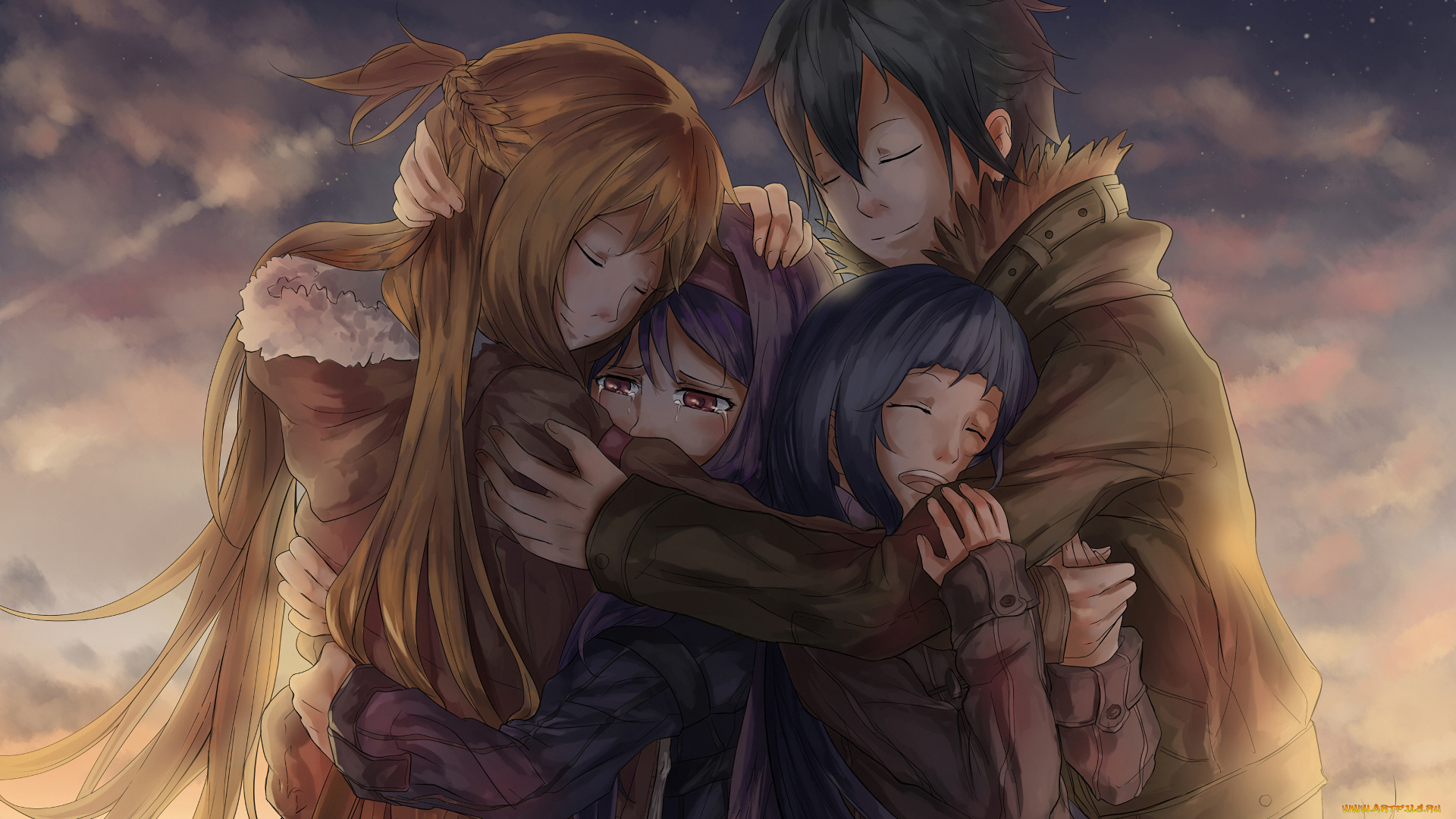 аниме, sword, art, online, мастера, меча, онлайн