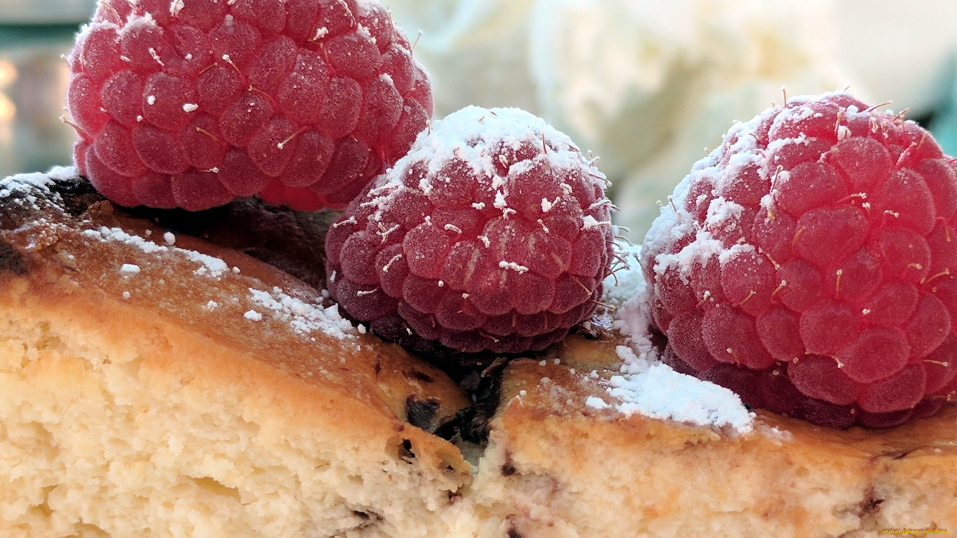 еда, пироги, малина