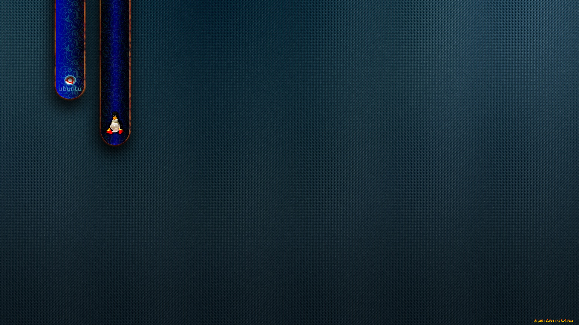 компьютеры, ubuntu, linux, логотип, фон