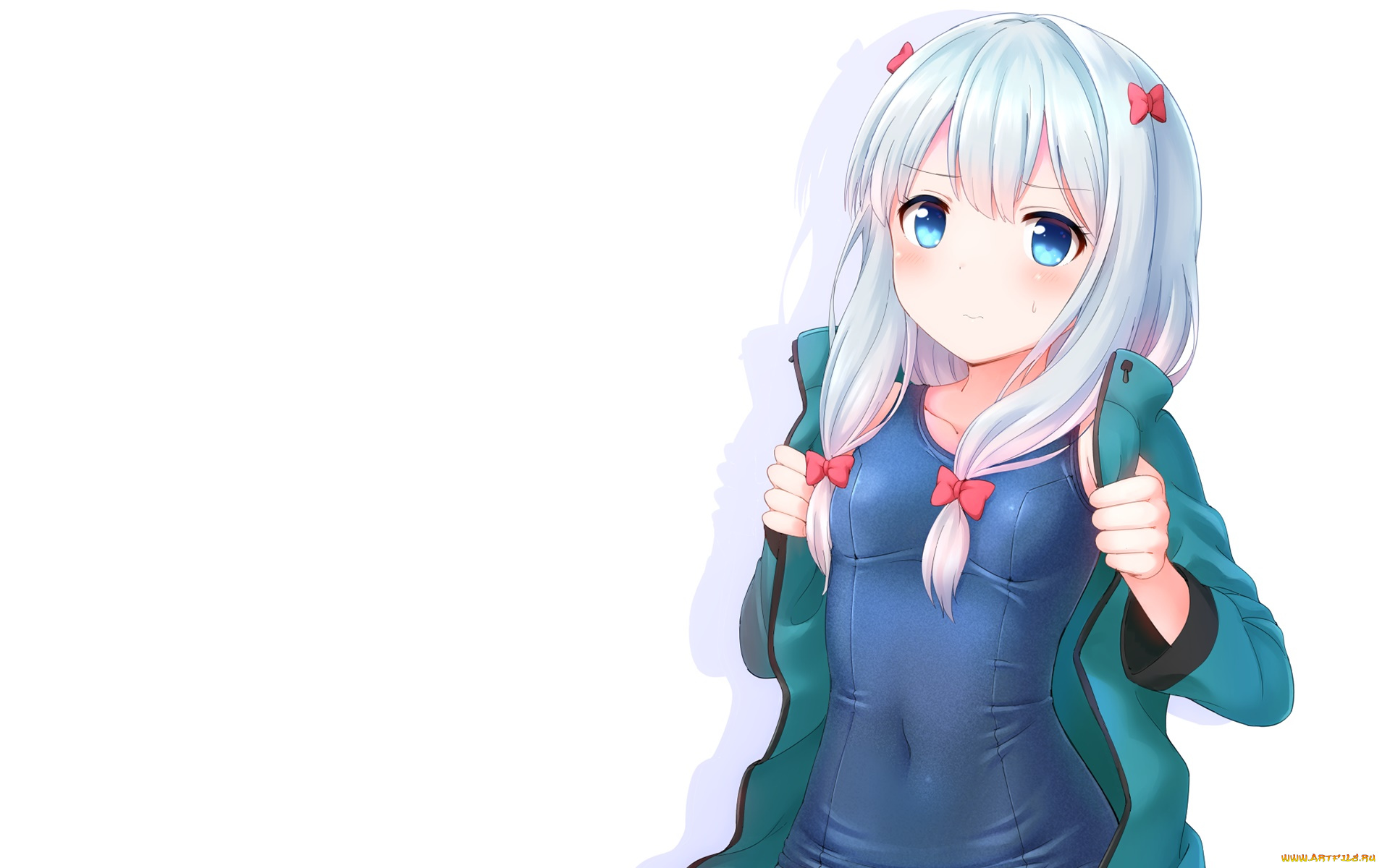 аниме, eromanga-sensei, фон, взгляд, девушка