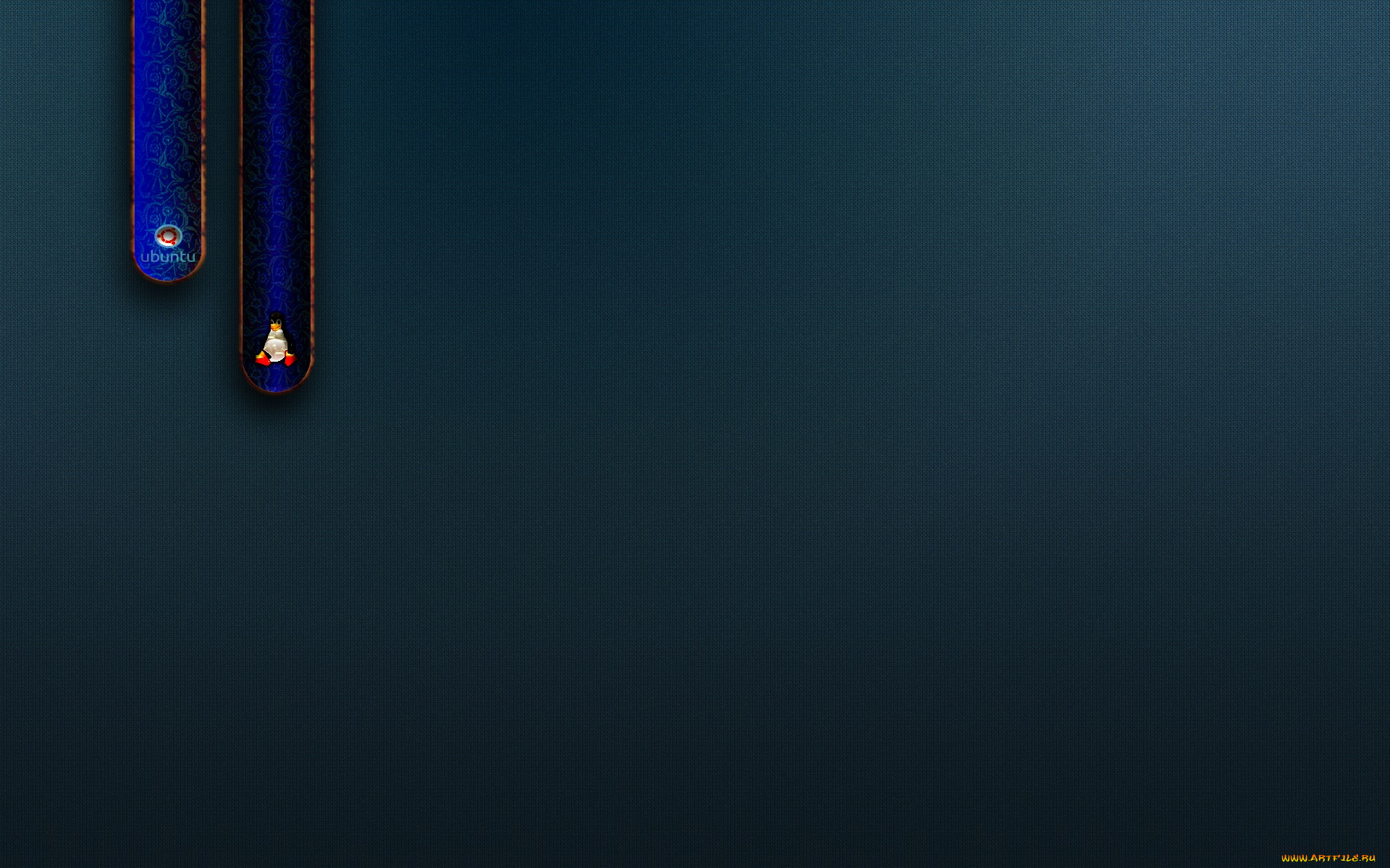 компьютеры, ubuntu, linux, логотип, фон