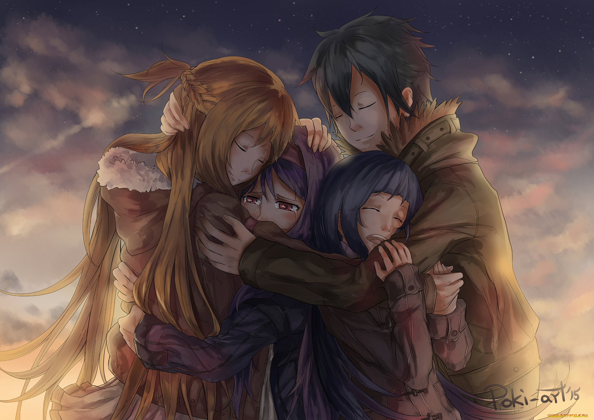 аниме, sword, art, online, мастера, меча, онлайн