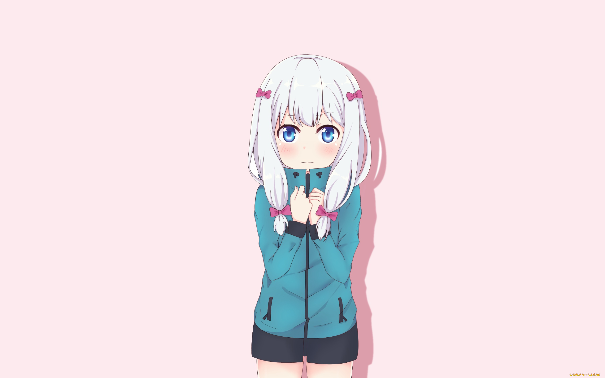 аниме, eromanga-sensei, девушка, фон, взгляд