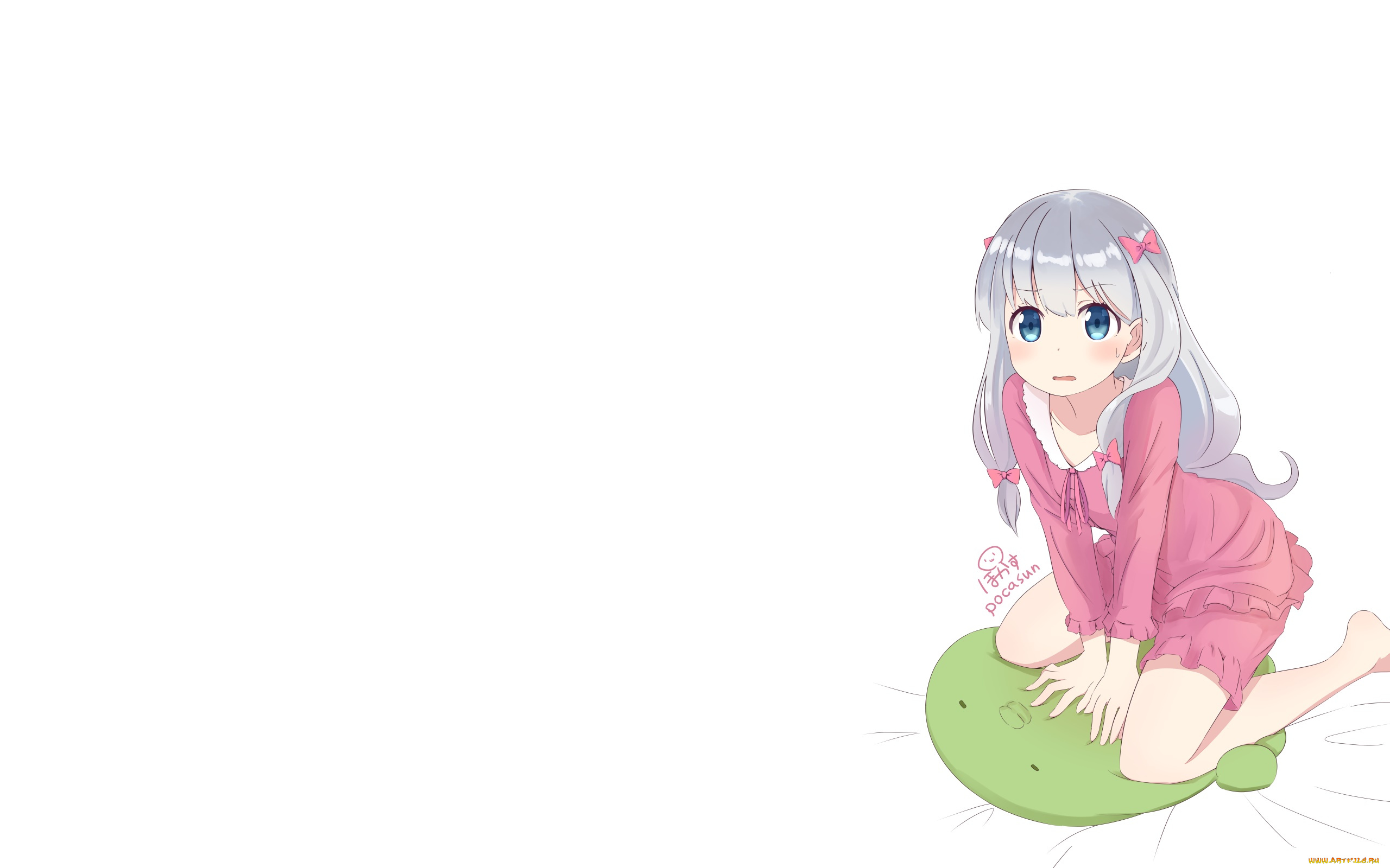 аниме, eromanga-sensei, фон, взгляд, девушка