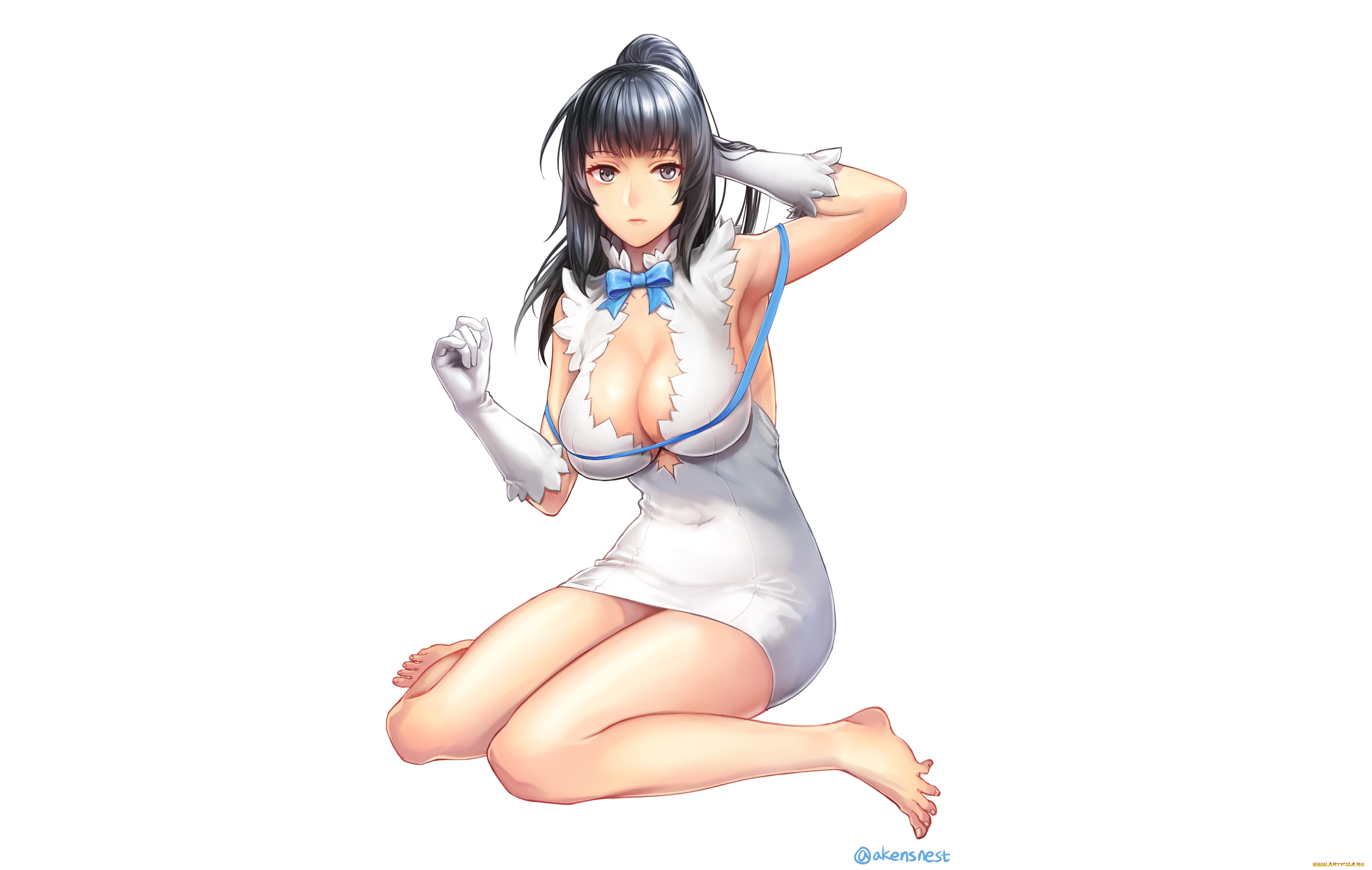 аниме, danmachi, девушка