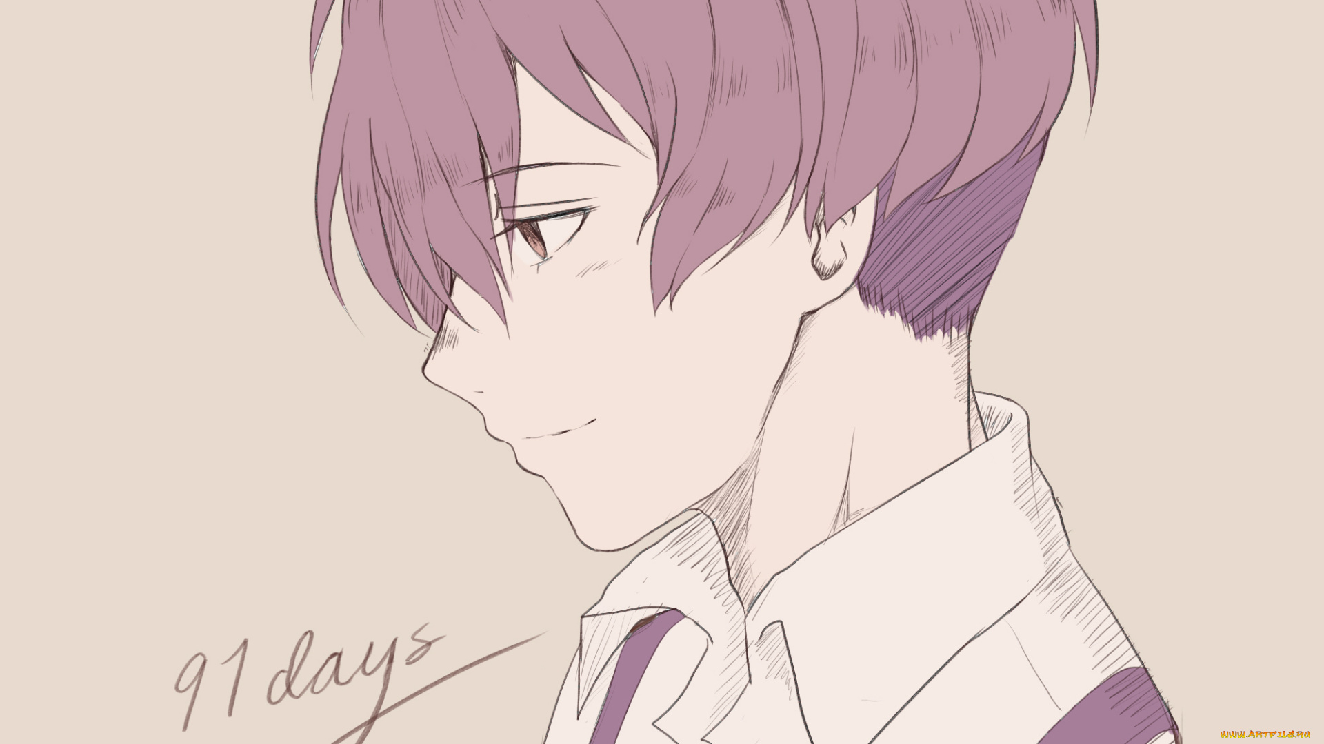 аниме, 19, days, парень, арт