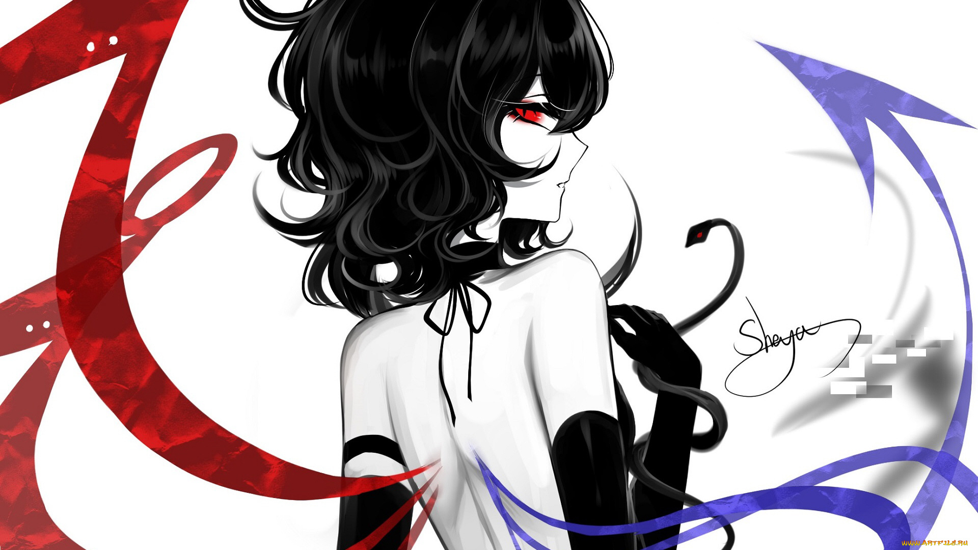 аниме, touhou, девушка